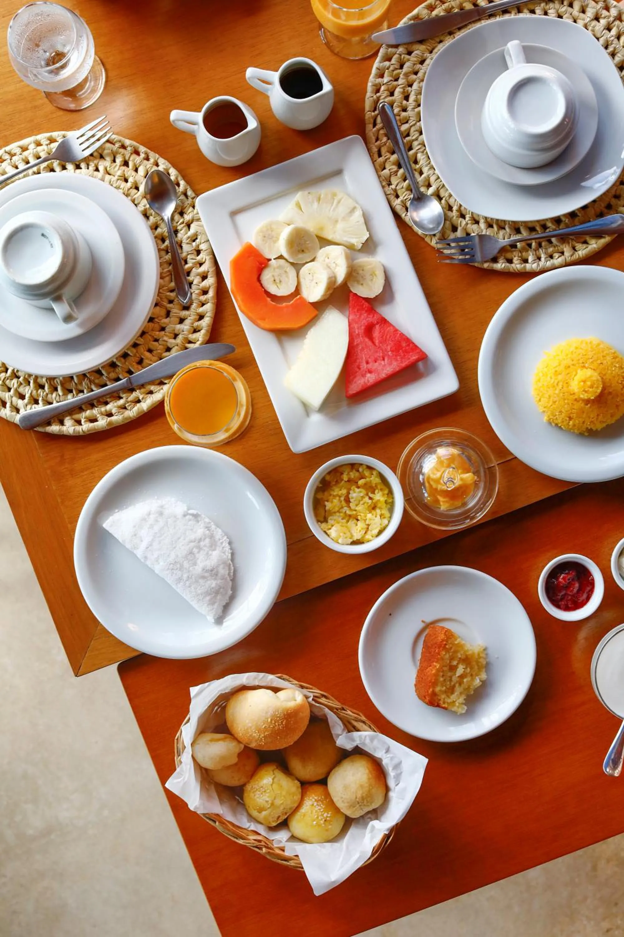 Breakfast in Pousada Rota Ecológica