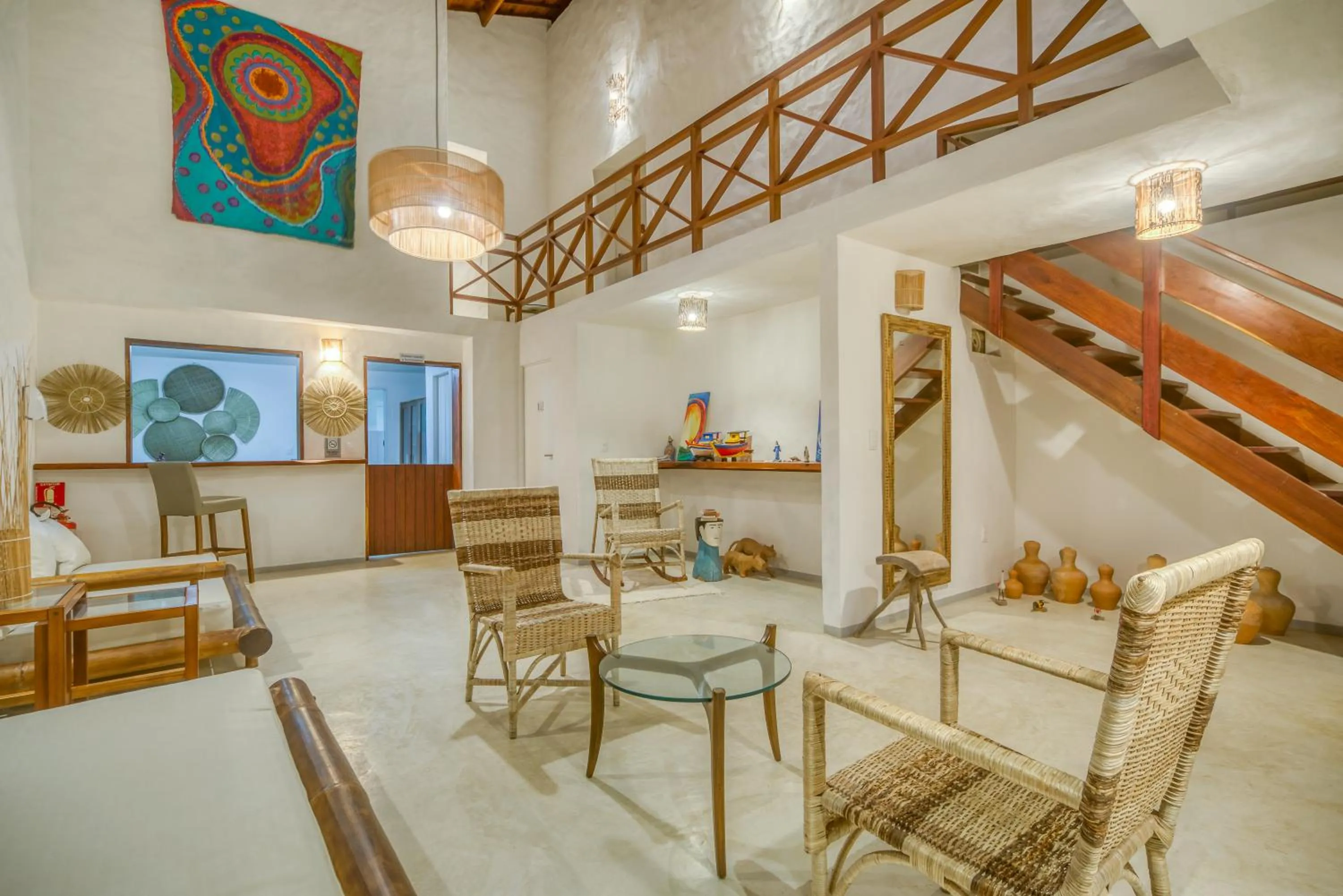 Lobby or reception in Pousada Rota Ecológica