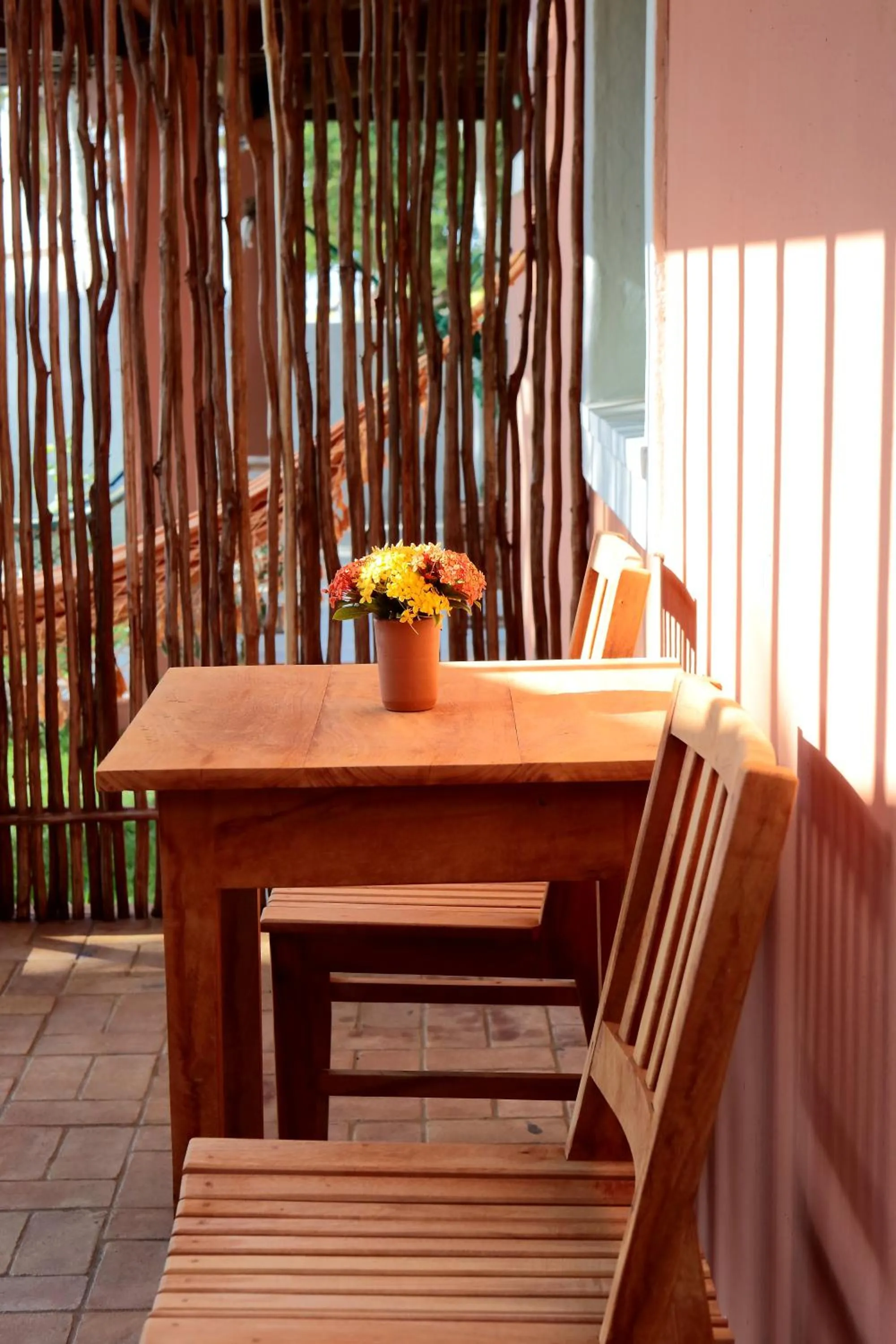 Balcony/Terrace in Pousada Rota Ecológica