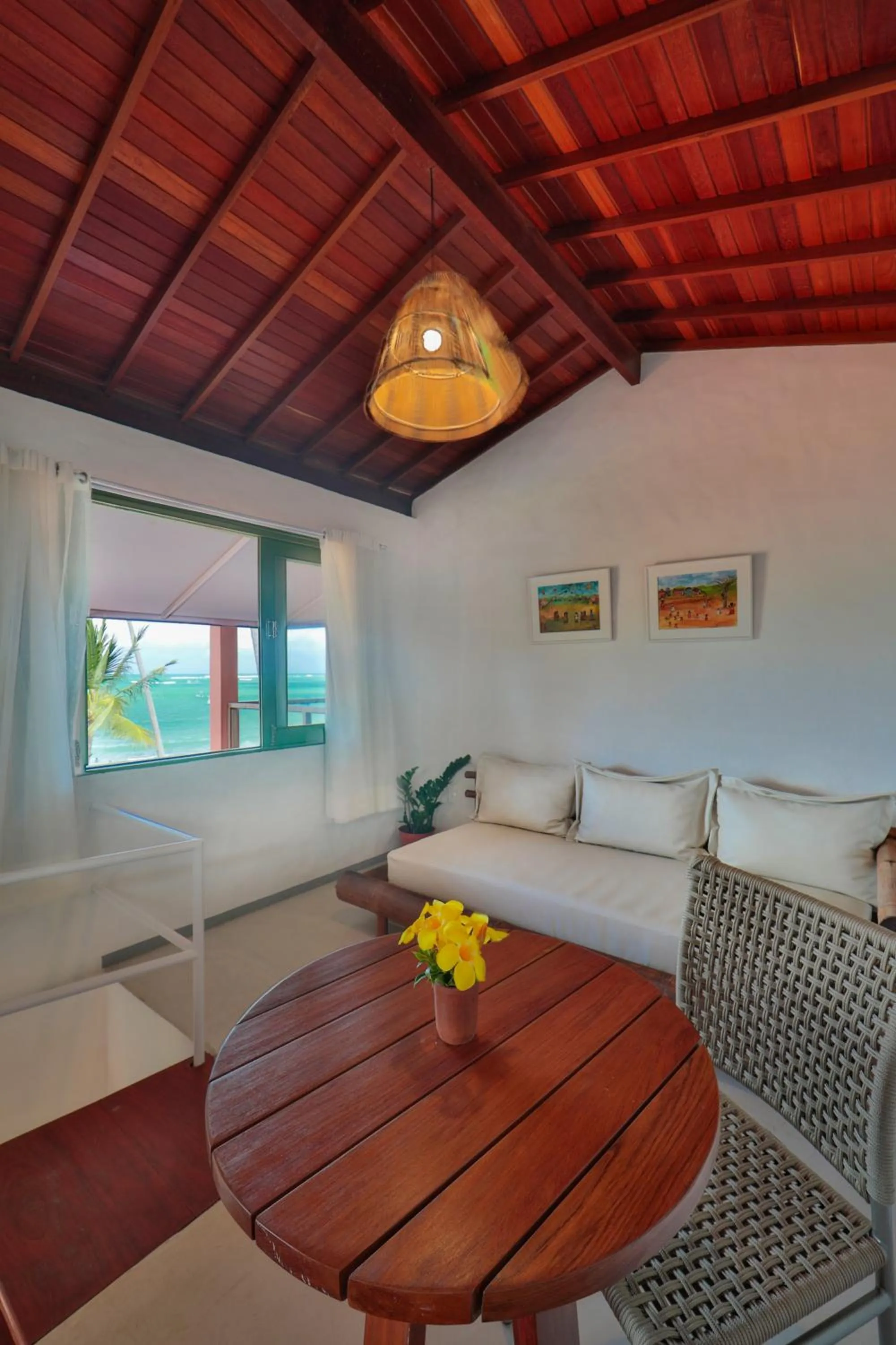 Communal lounge/ TV room in Pousada Rota Ecológica