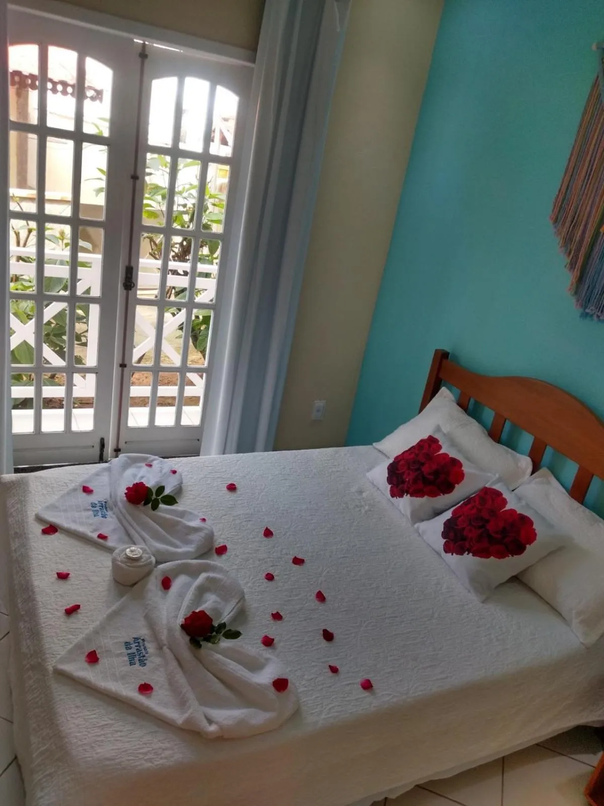 Bed in Pousada Arrastão da Ilha