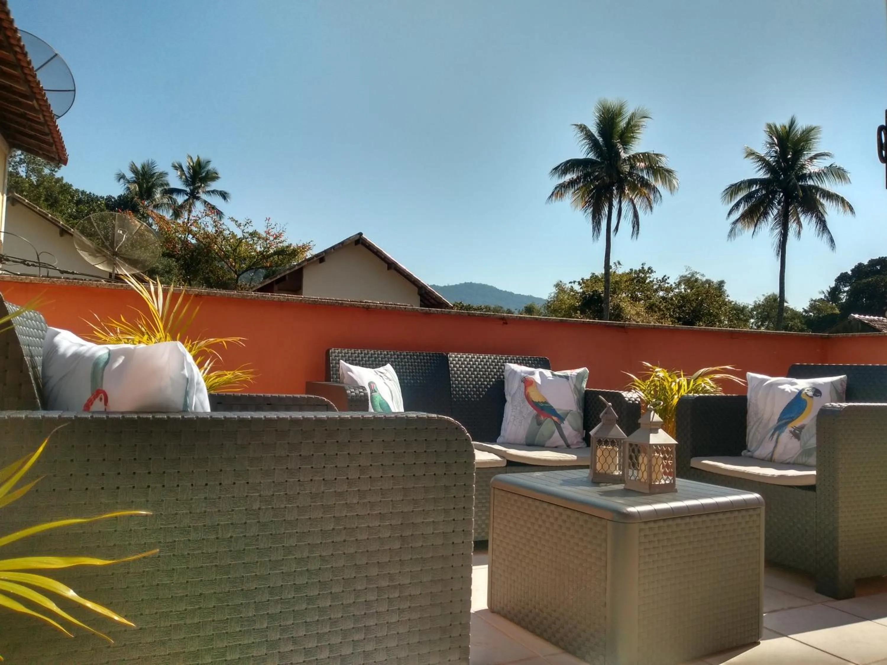 Balcony/Terrace in Pousada Arrastão da Ilha