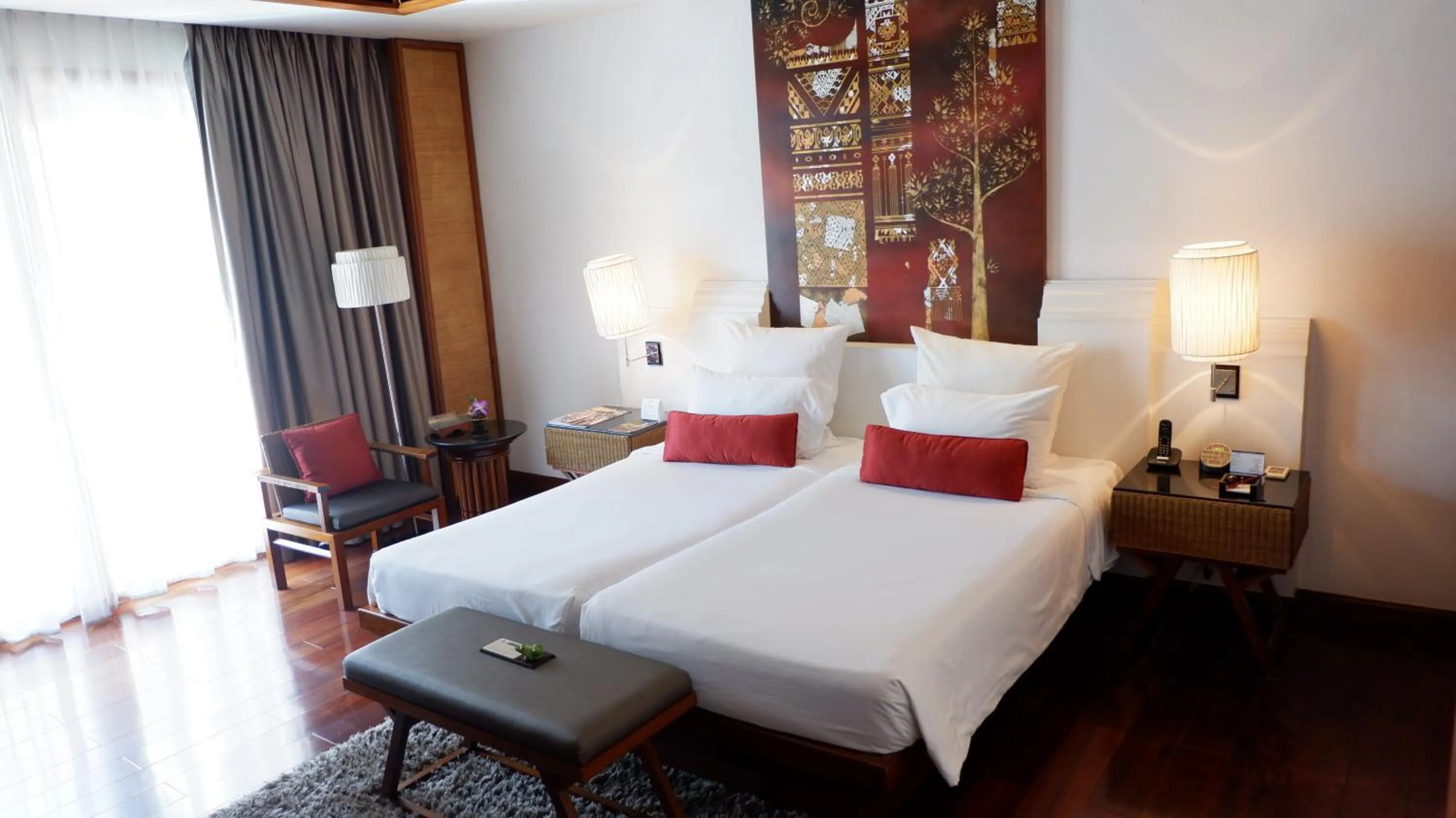 Bed in RatiLanna Riverside Spa Resort