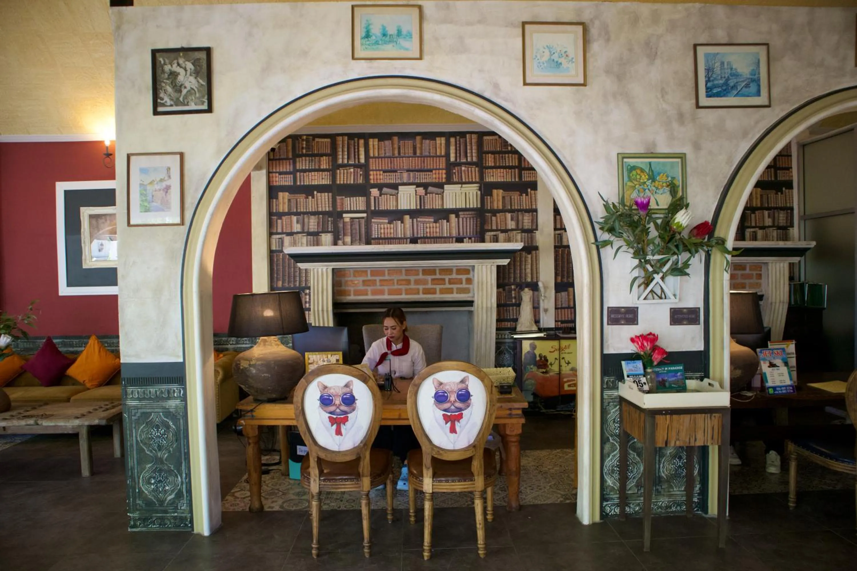 Lobby or reception in Milky Bay Resort