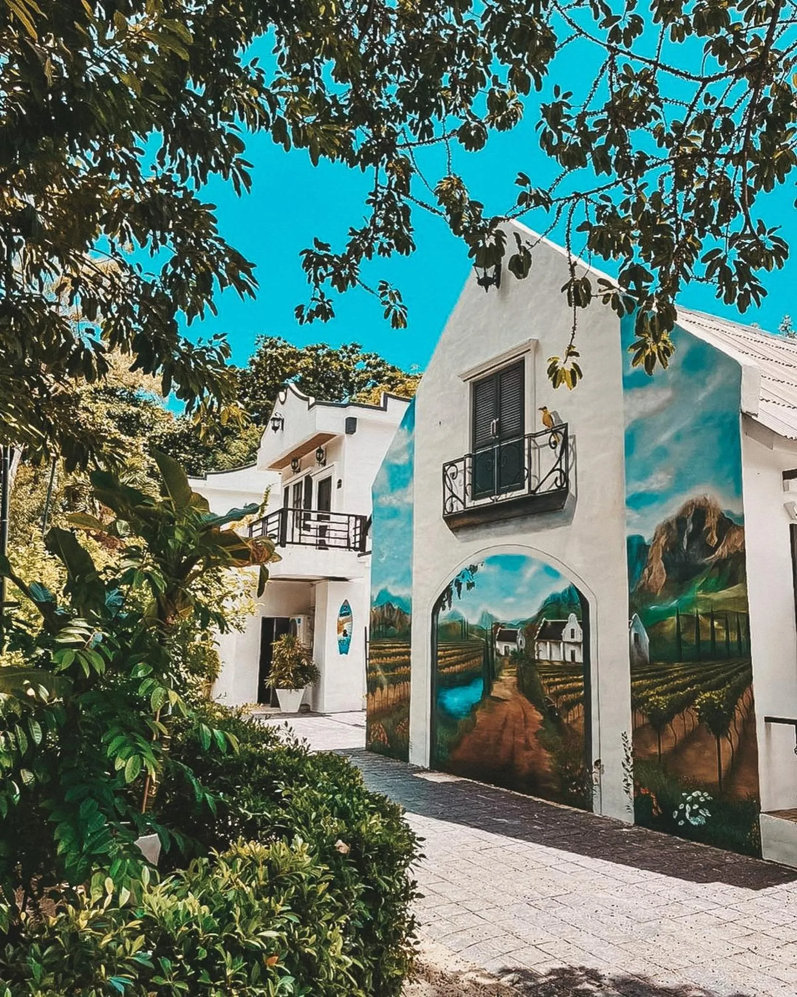 Property building in Milky Bay Resort