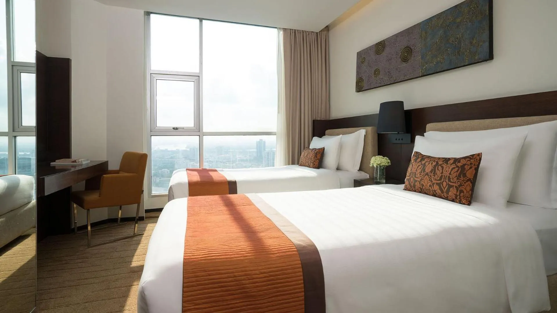 Bed in JC Kevin Sathorn Bangkok Hotel