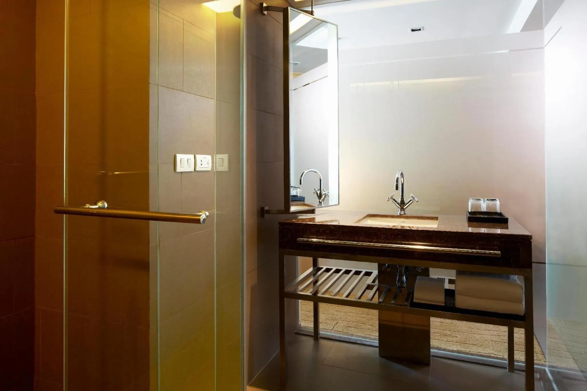 Bathroom in JC Kevin Sathorn Bangkok Hotel