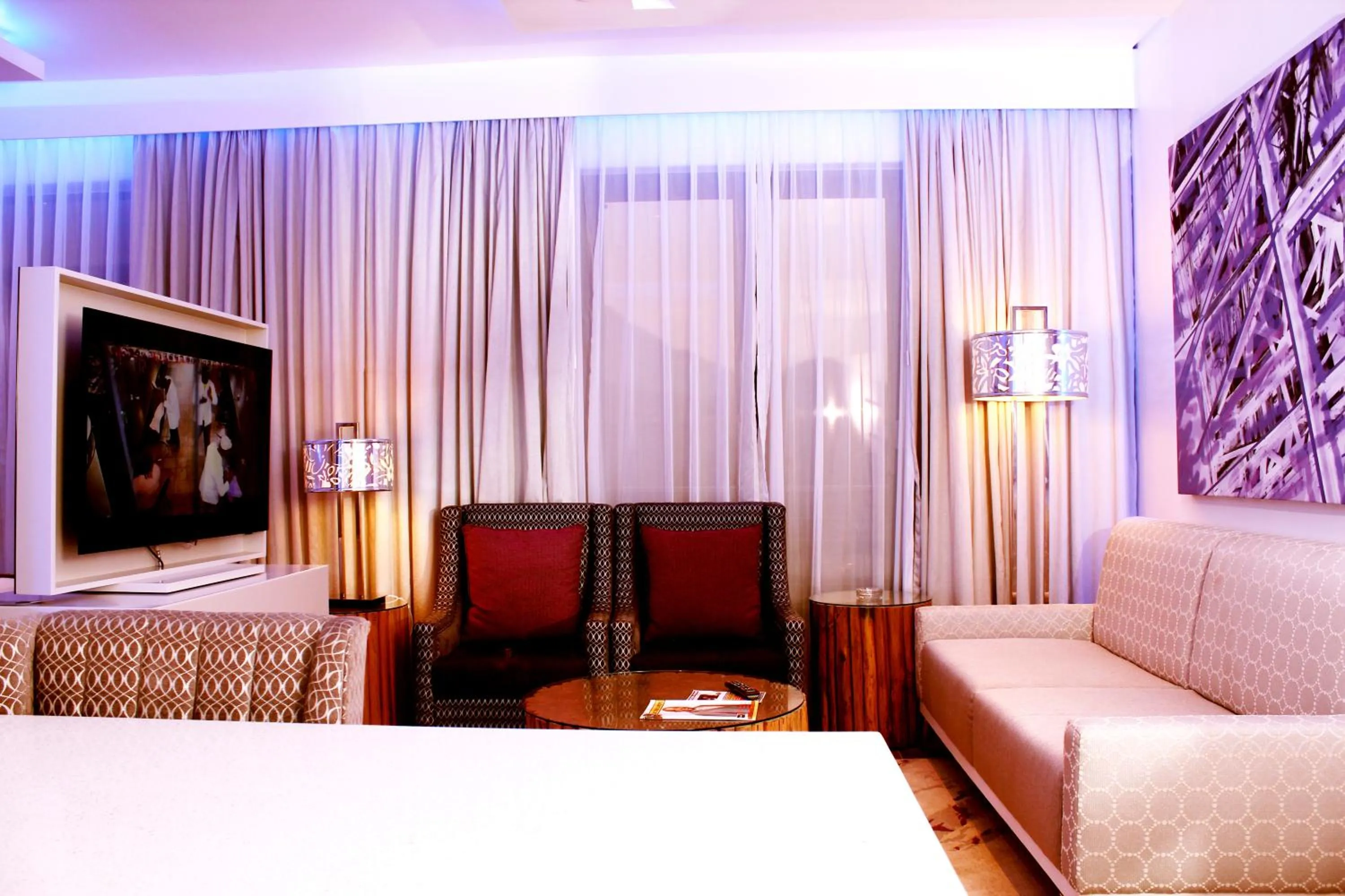 Living room in Peermont Metcourt - Thaba Moshate