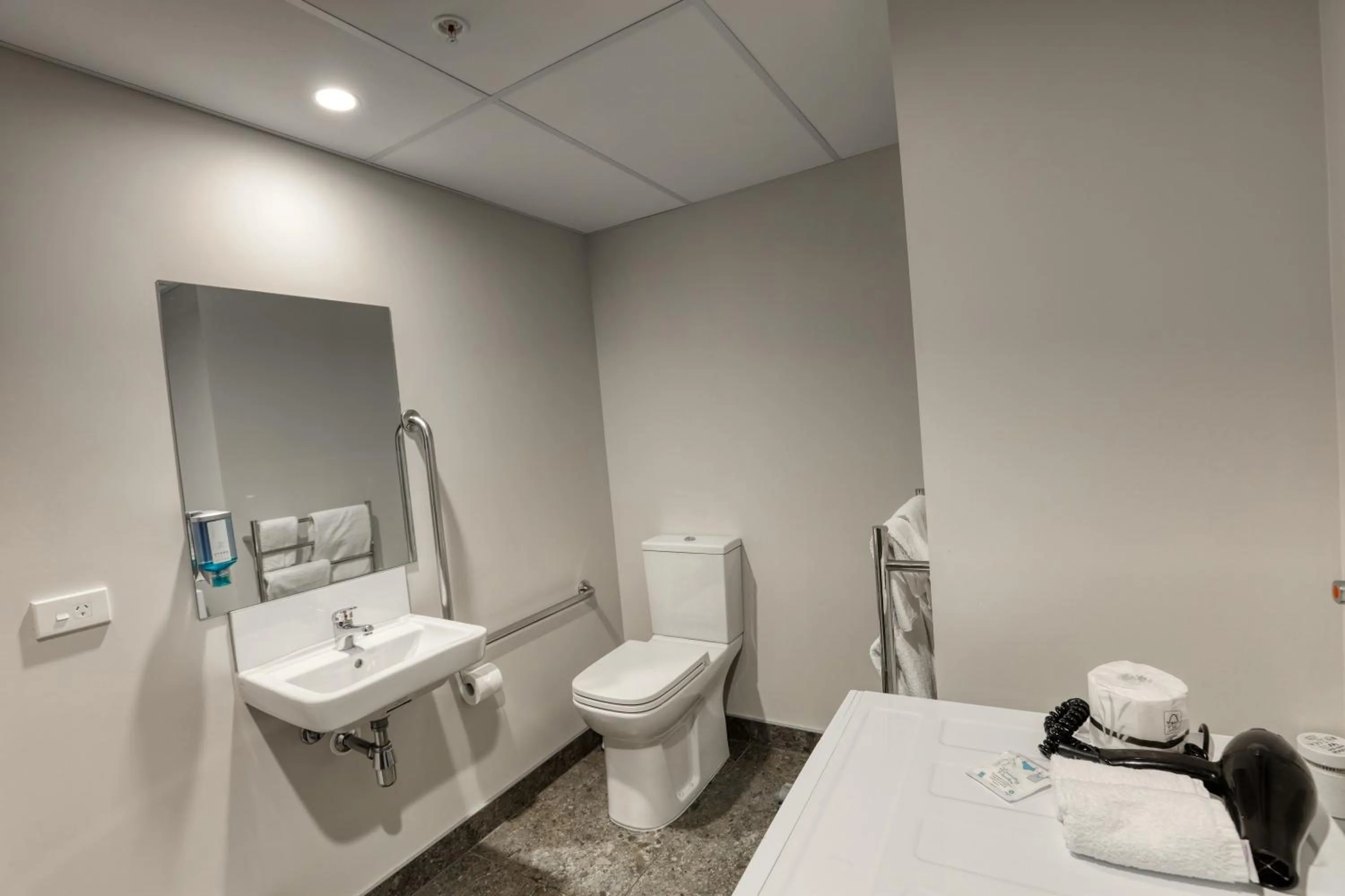 Bathroom in Ramada Suites by Wyndham Queenstown Remarkables Park