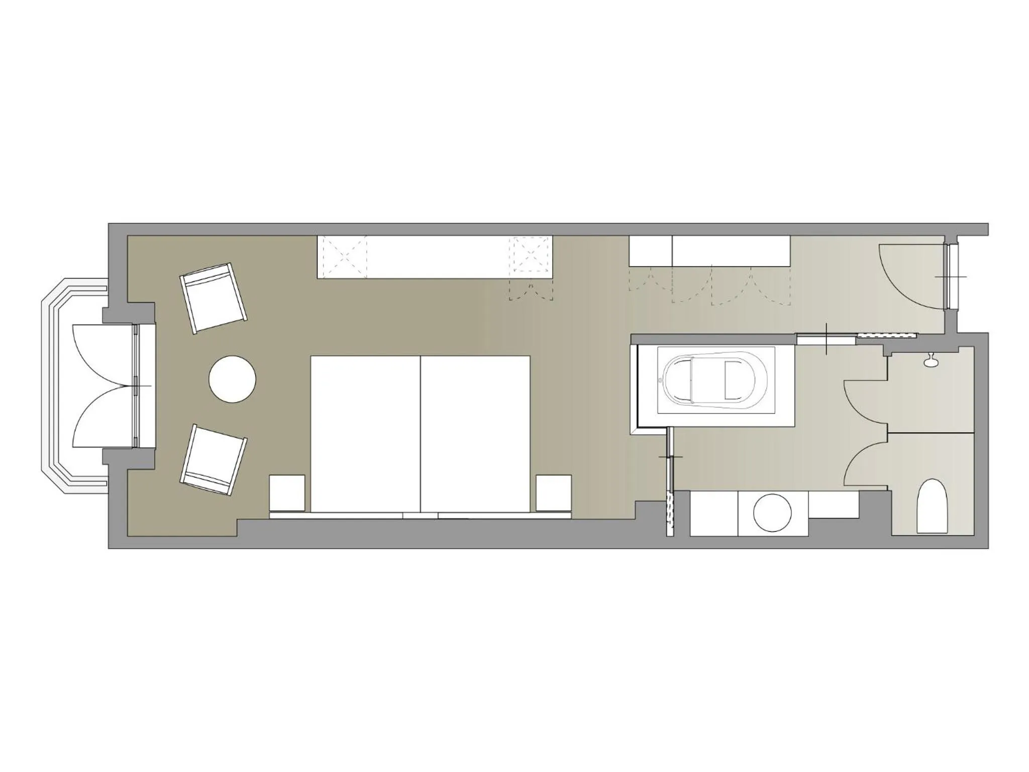 Photo of the whole room in Le Grand Kyu Karuizawa