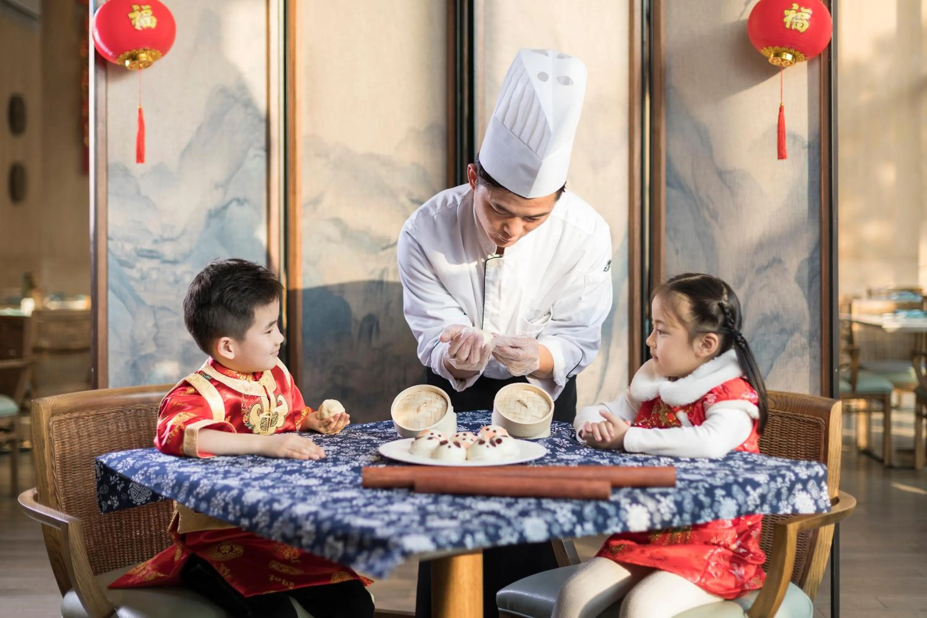 Staff in Novotel Shanghai Clover