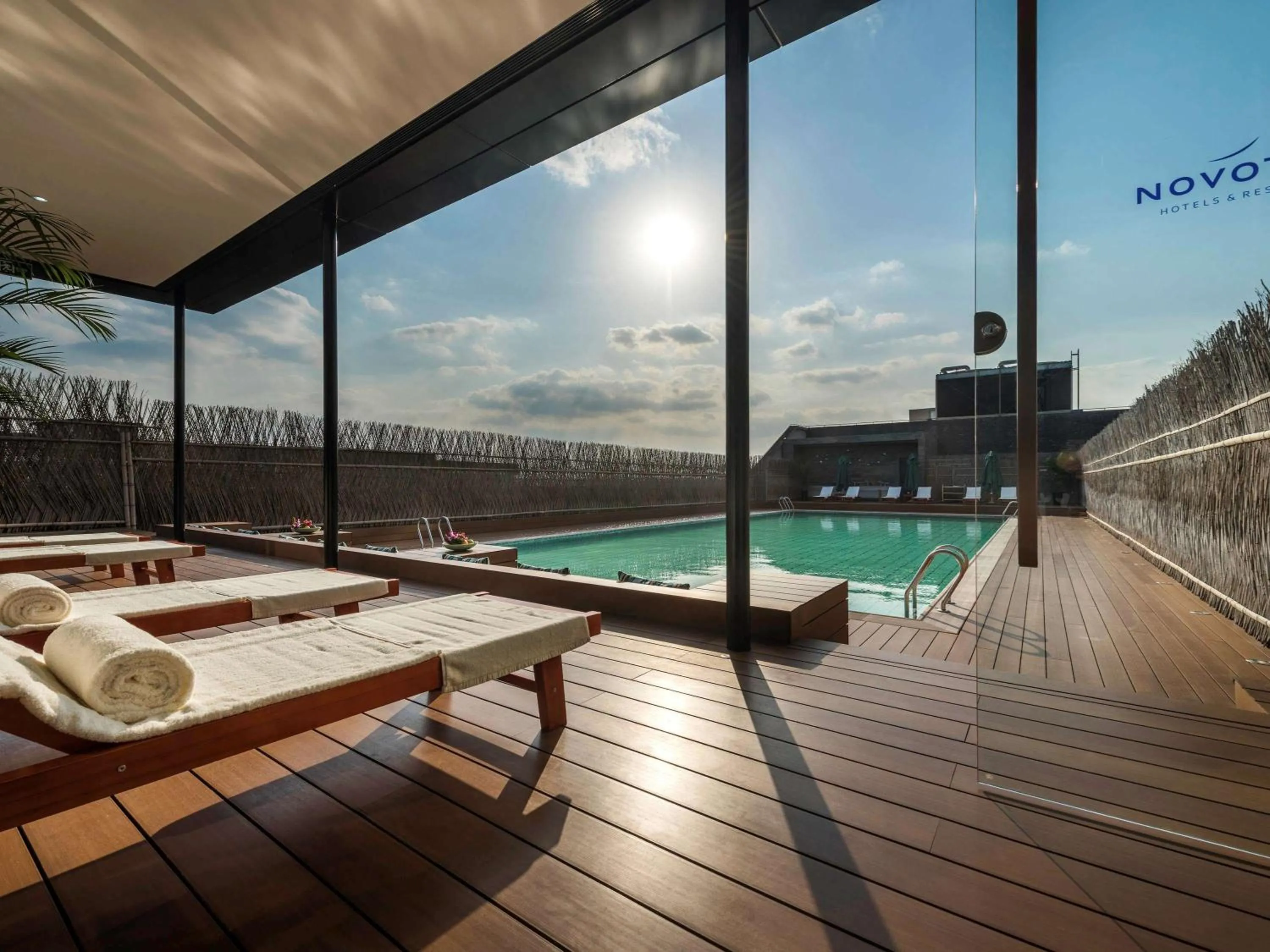 Property building in Novotel Shanghai Clover