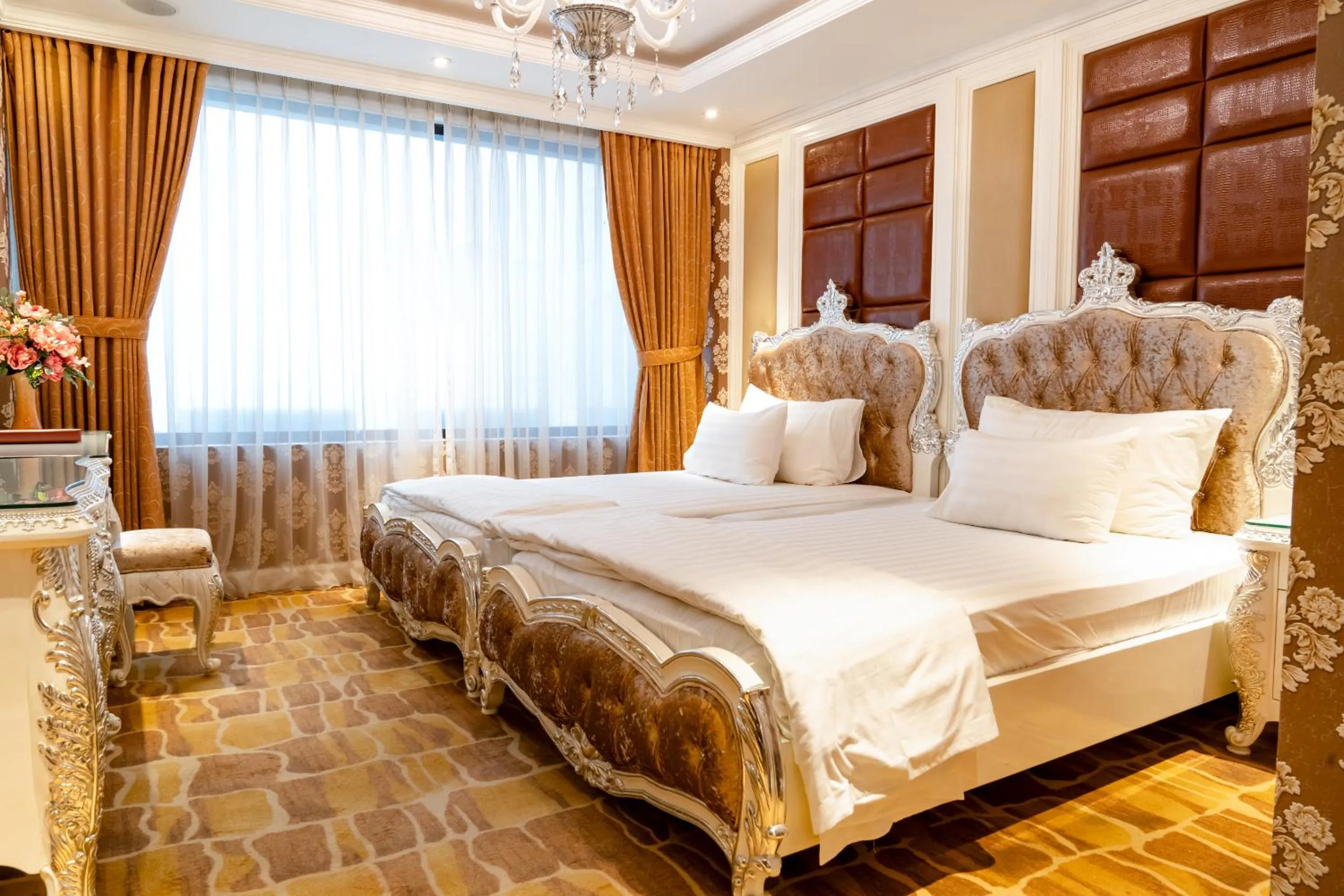 Bed in Hoang Trieu Hotel