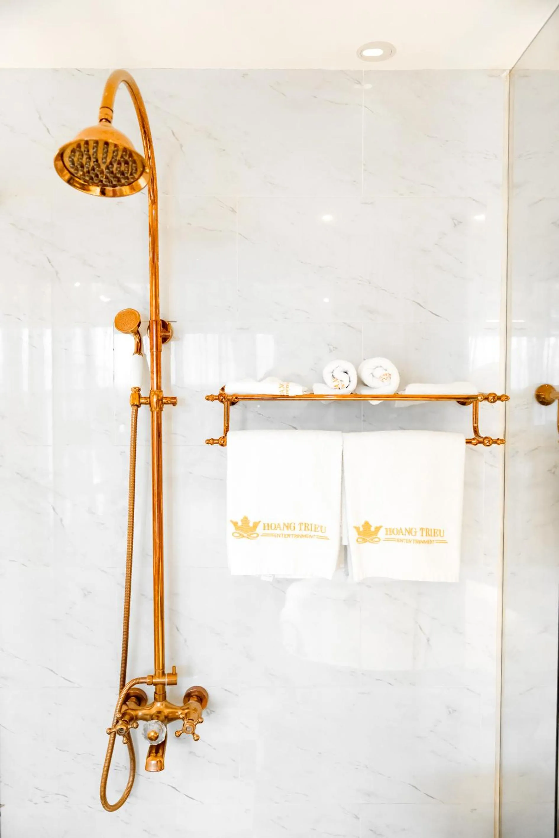 Bathroom in Hoang Trieu Hotel