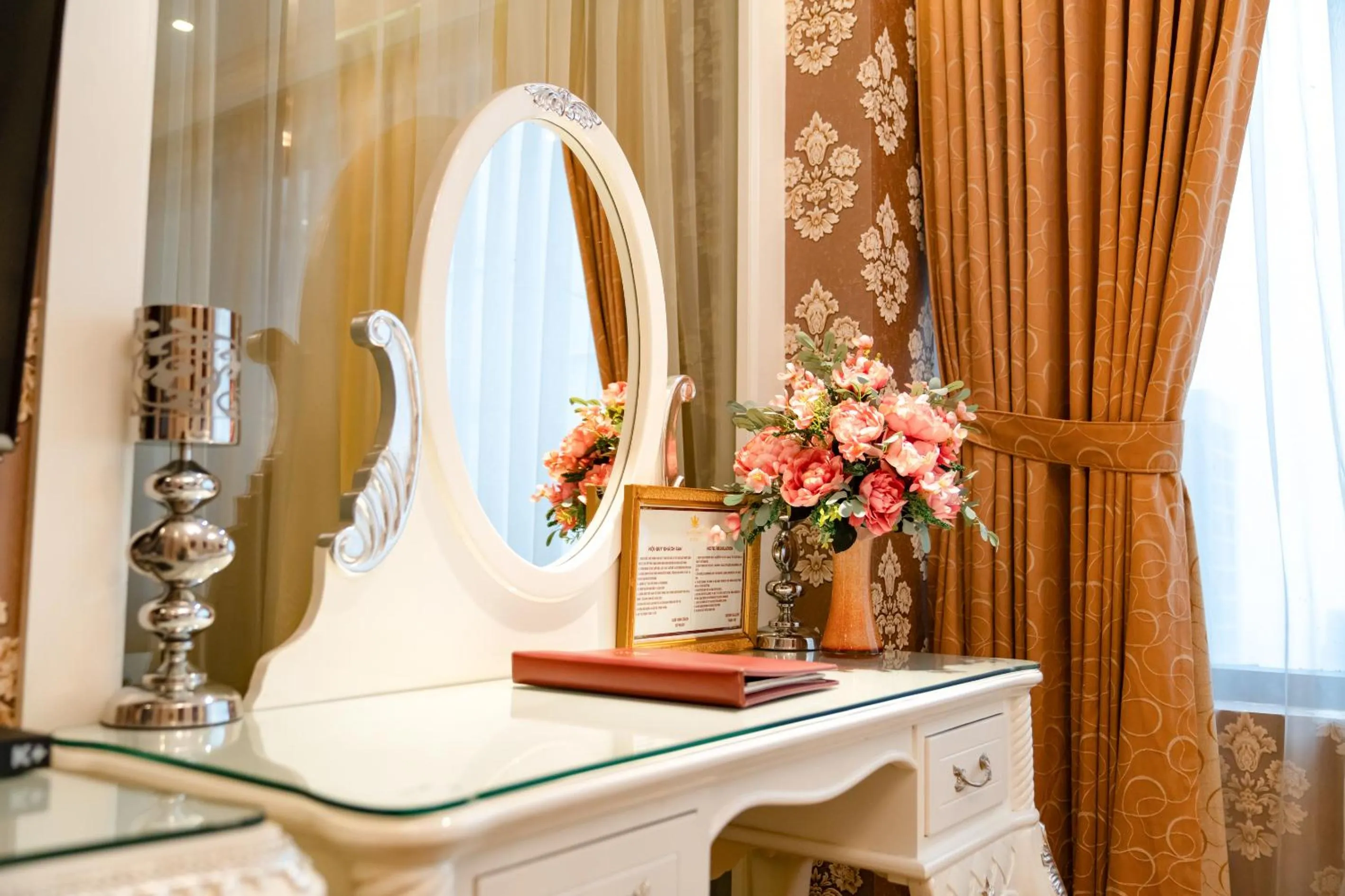 Seating area in Hoang Trieu Hotel