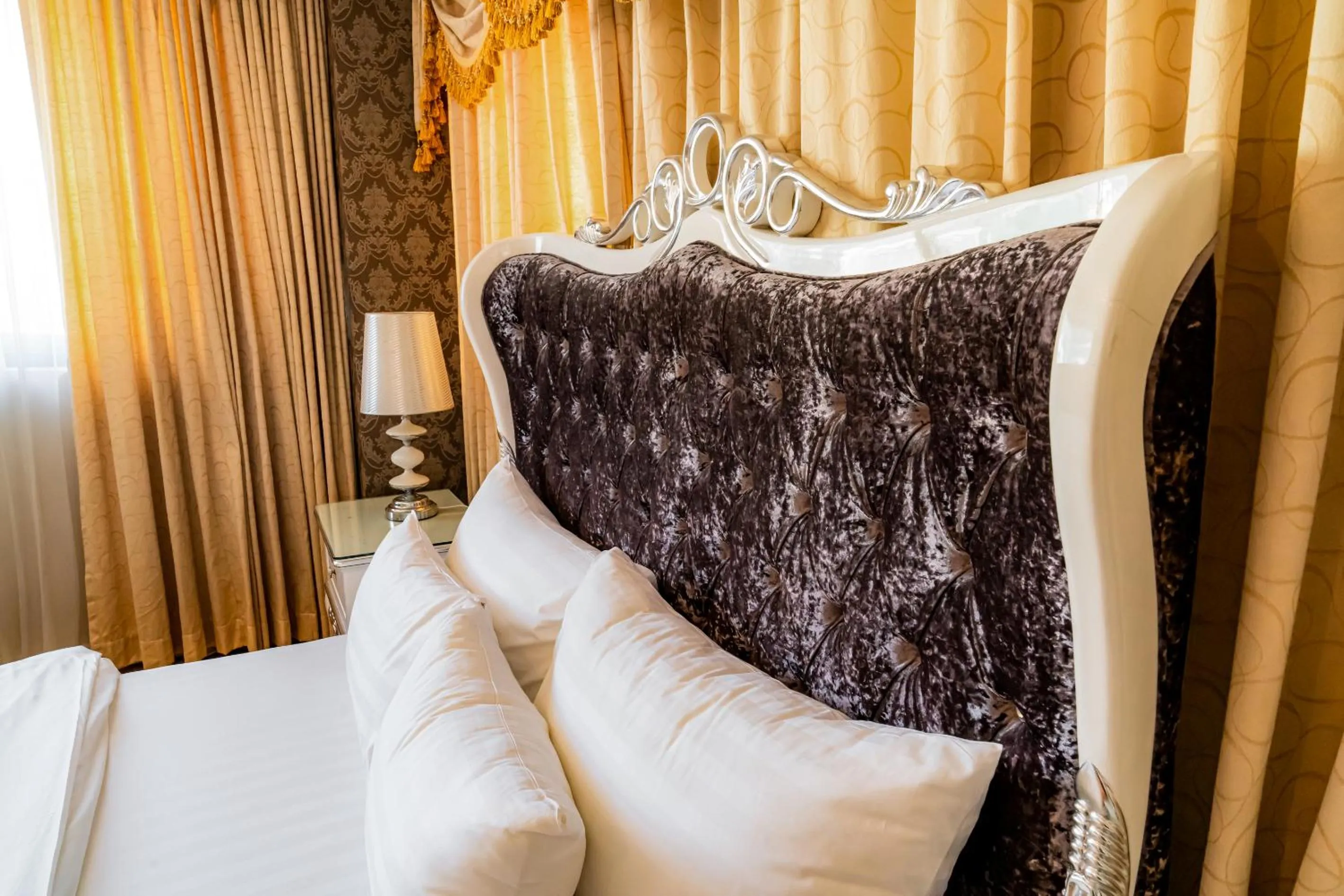 Bed in Hoang Trieu Hotel