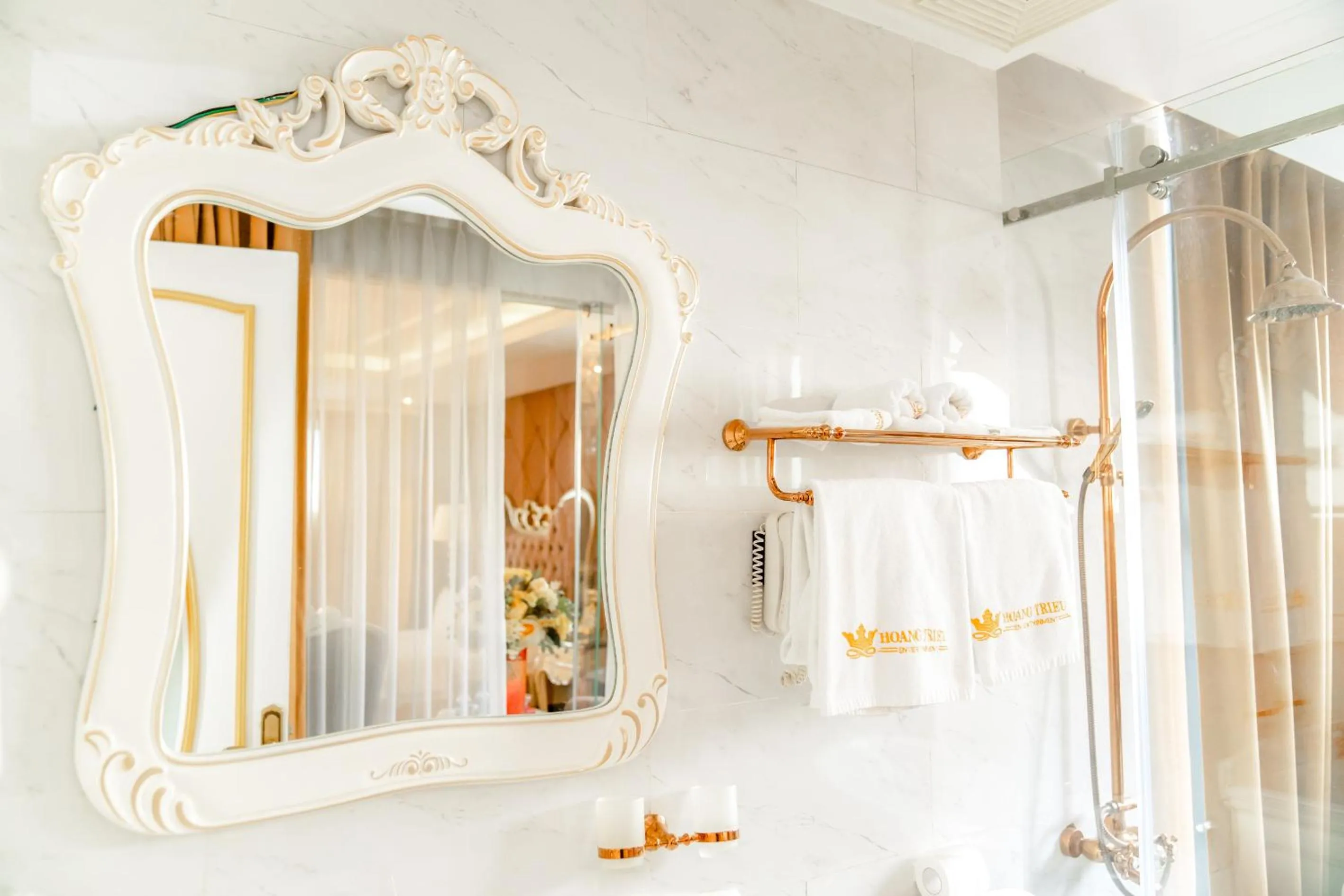 Bathroom in Hoang Trieu Hotel