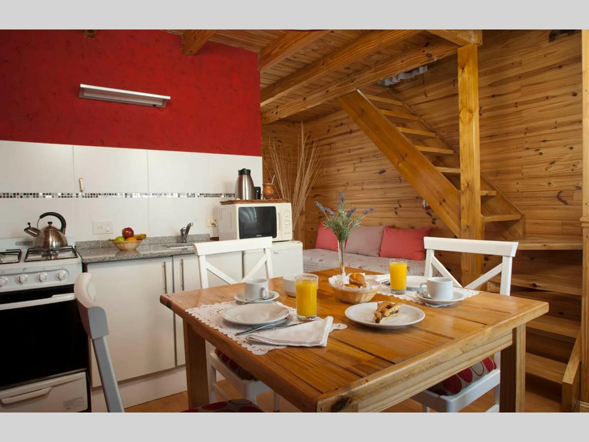 Kitchen or kitchenette in Blanca Patagonia Hostería Boutique y Cabañas