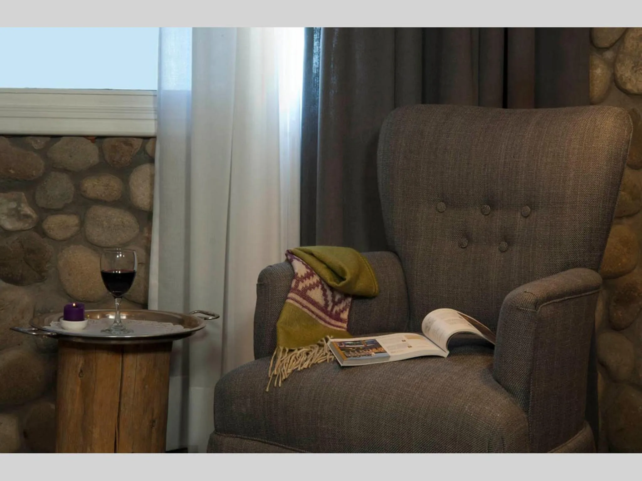 Decorative detail in Blanca Patagonia Hostería Boutique y Cabañas