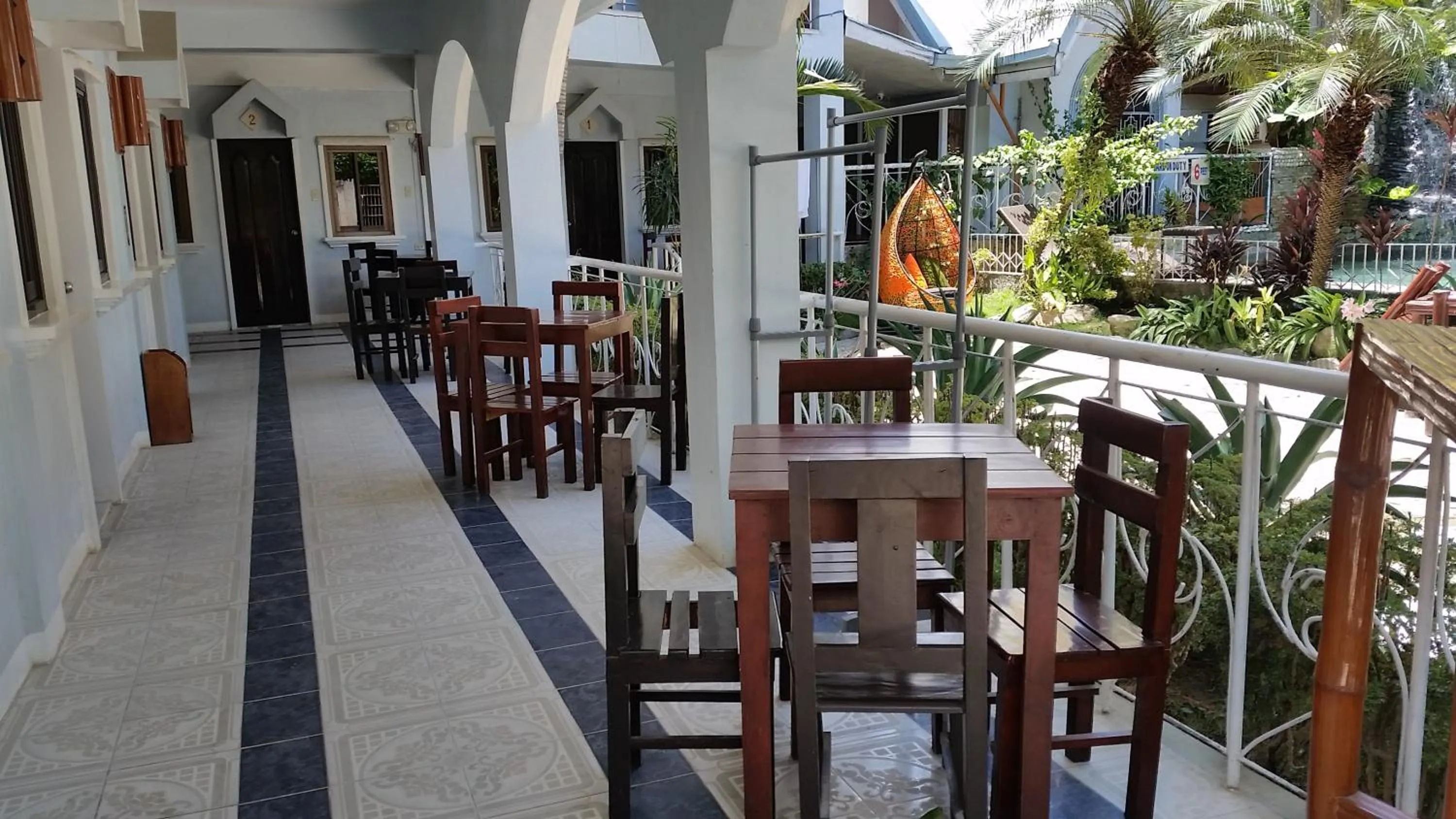 Balcony/Terrace in Simons Heritage Resort Puerto Galera