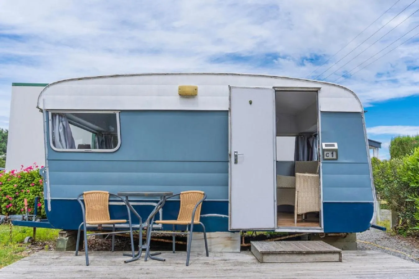 Property building in Leithfield Beach Holiday Park