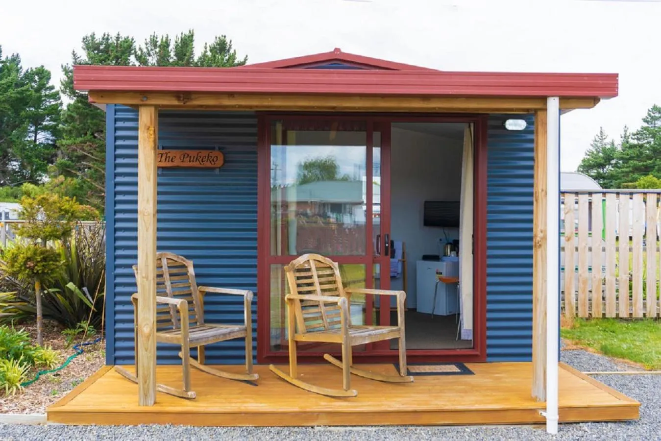 Property building in Leithfield Beach Holiday Park