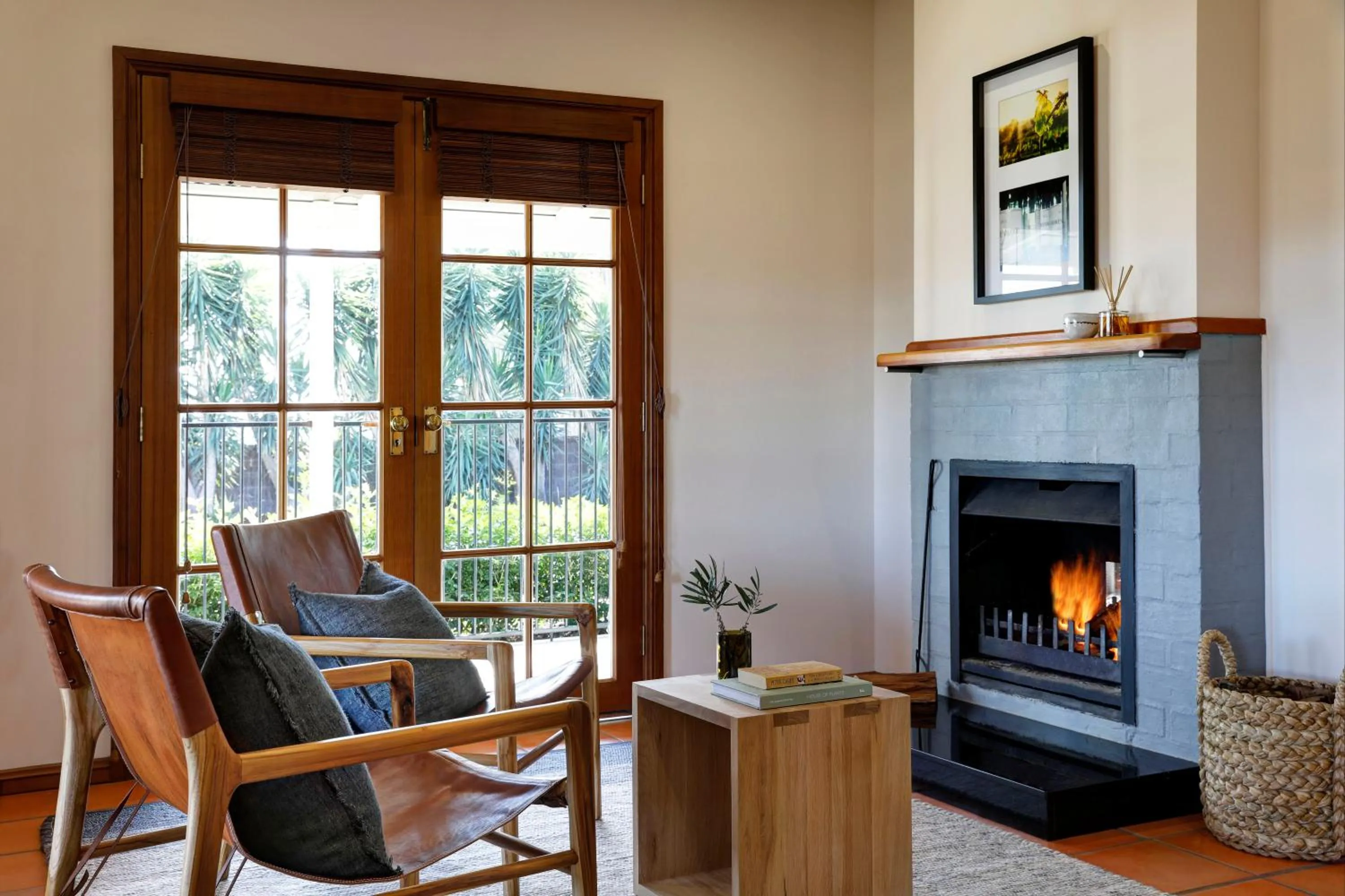 Seating area in Spicers Vineyards Estate