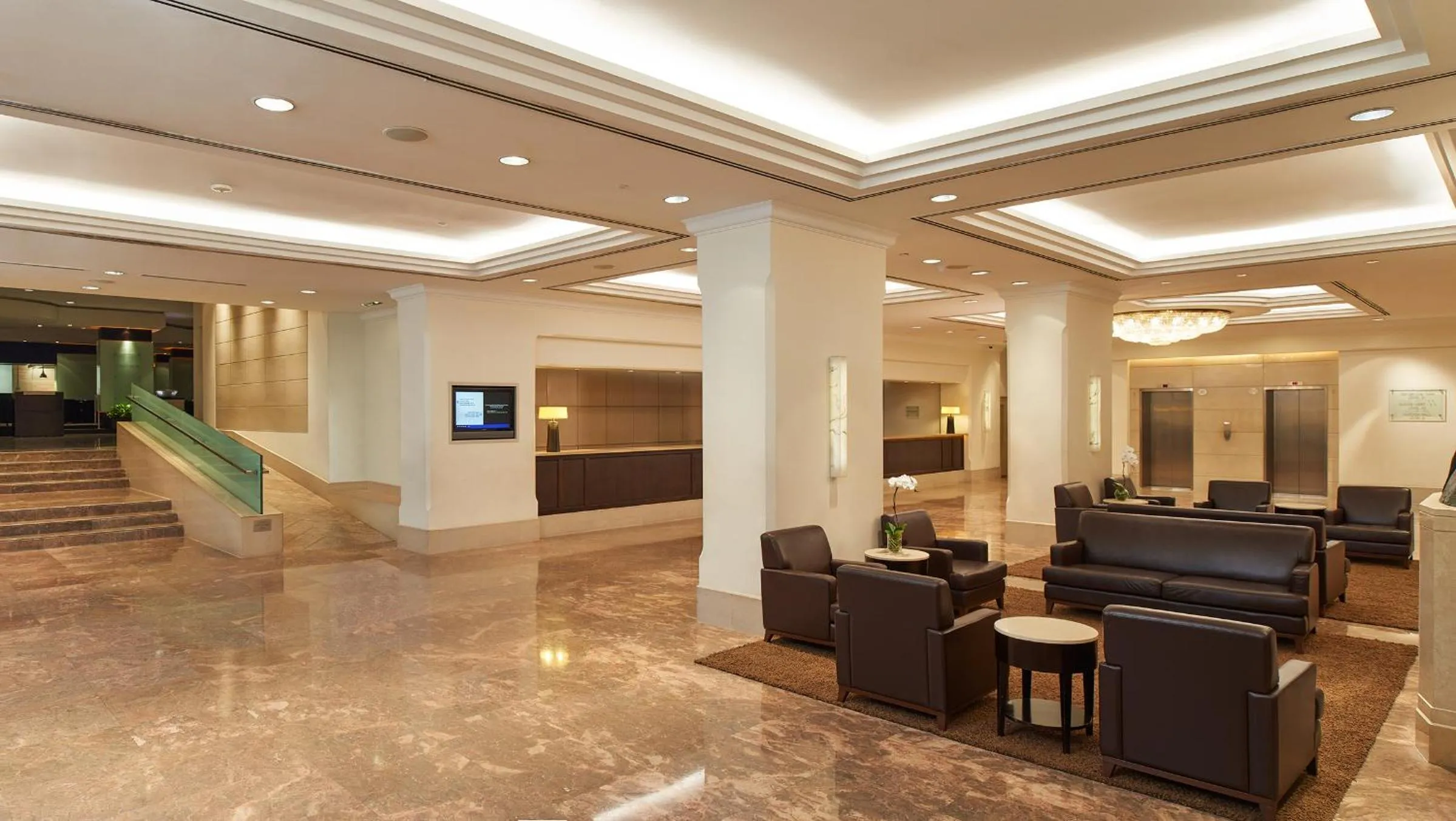 Lobby or reception in York Hotel