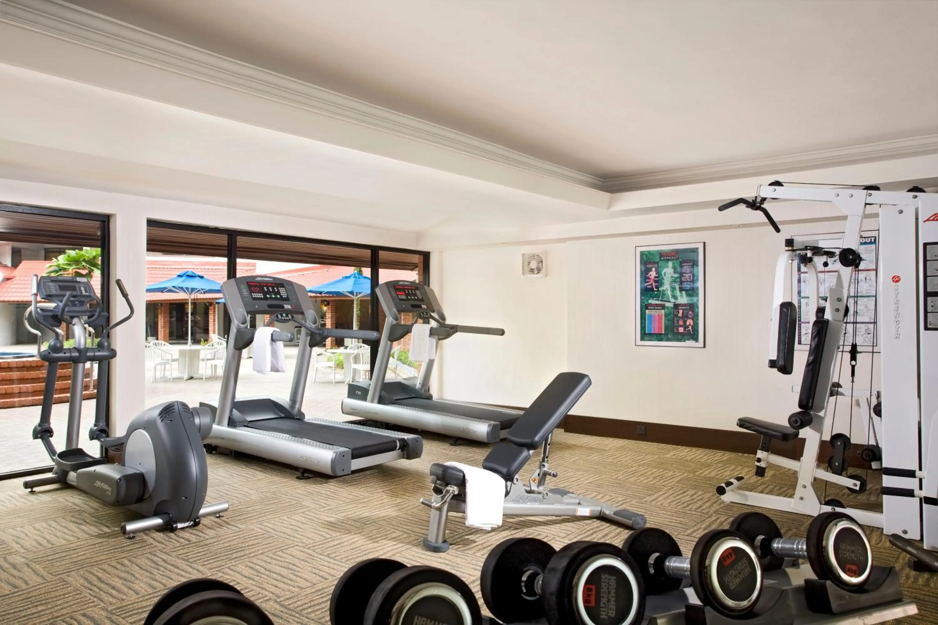Fitness centre/facilities in York Hotel