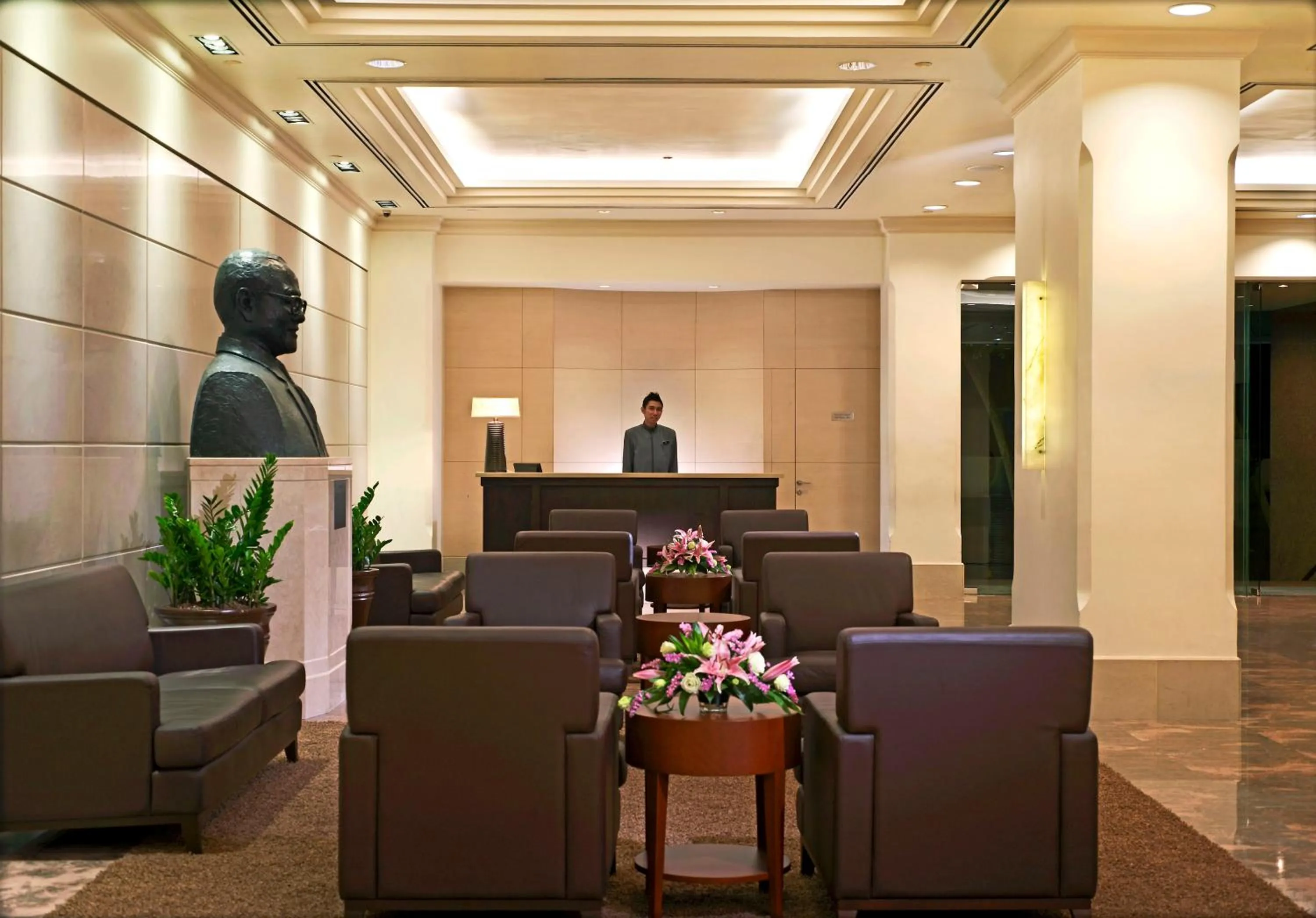 Lobby or reception in York Hotel