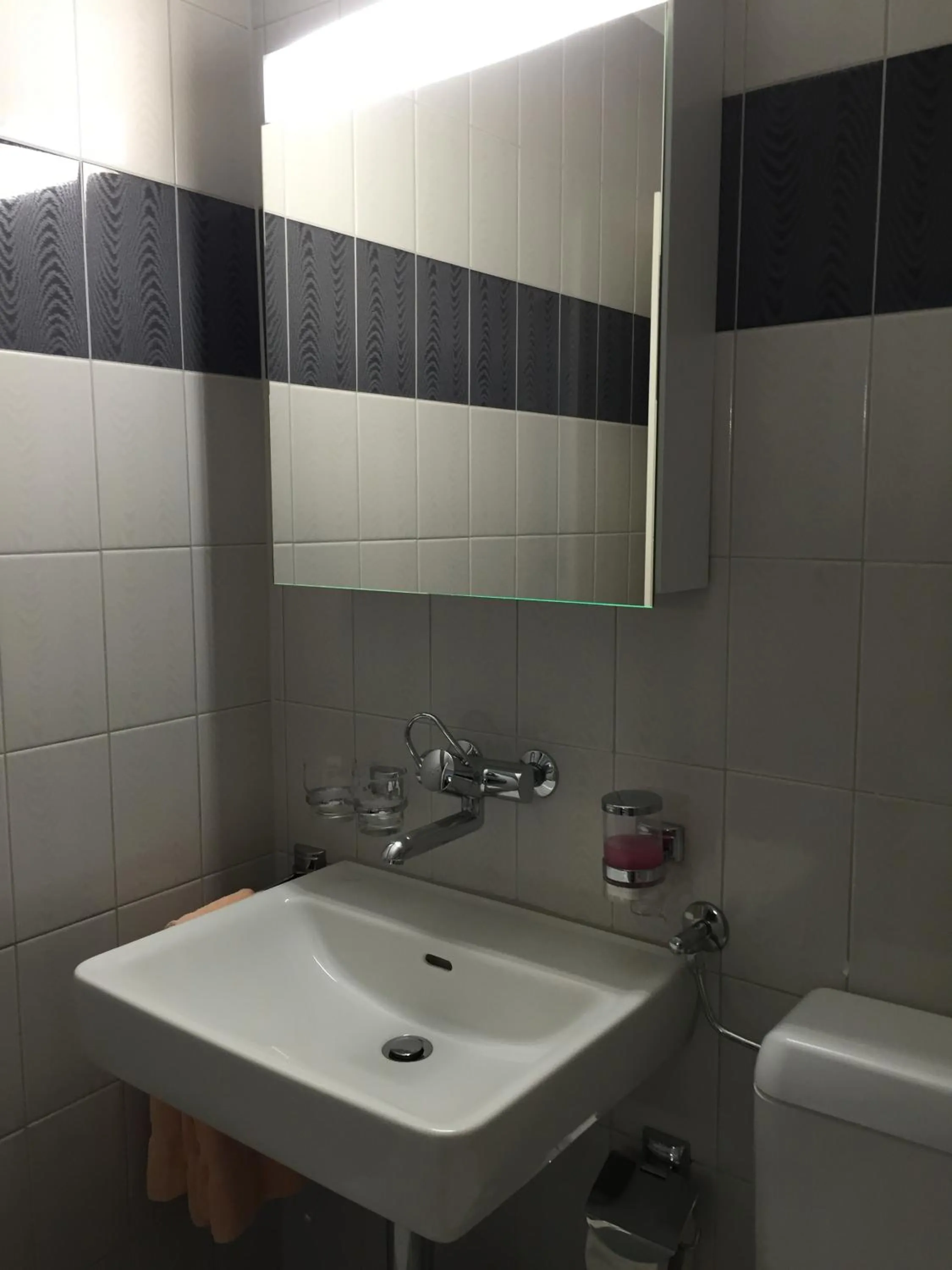 Toilet in Hotel Bahnhof