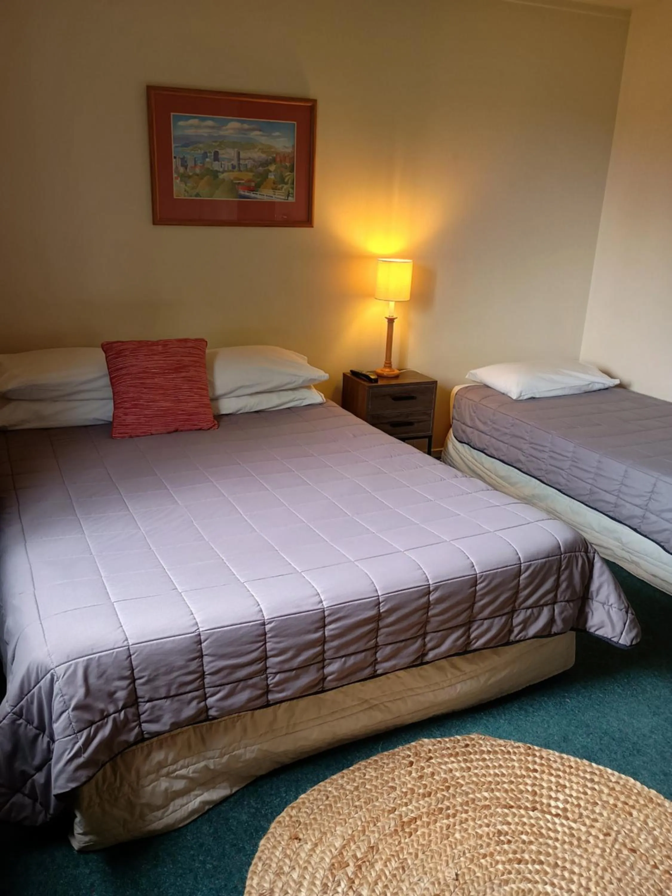 Bed in Howard's Mountain Lodge