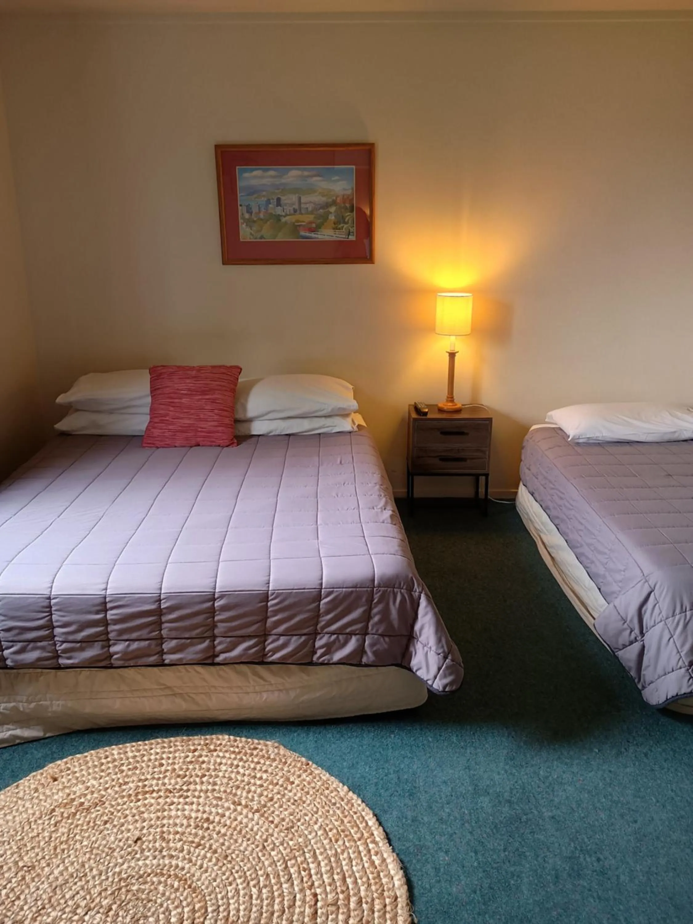 Bed in Howard's Mountain Lodge