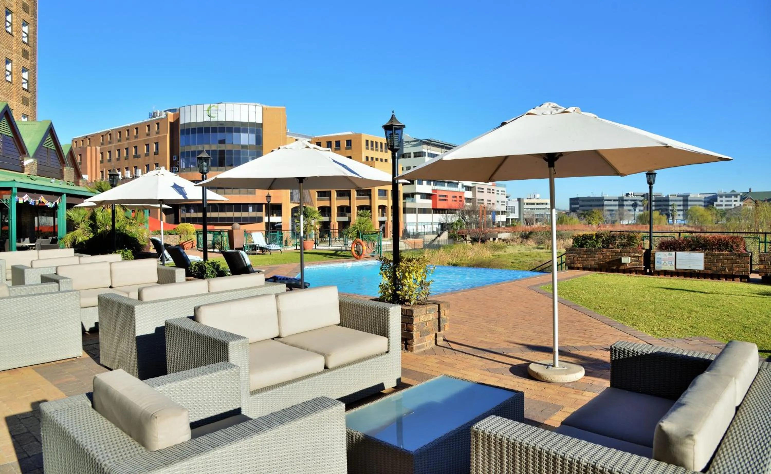 Patio in The Centurion Hotel