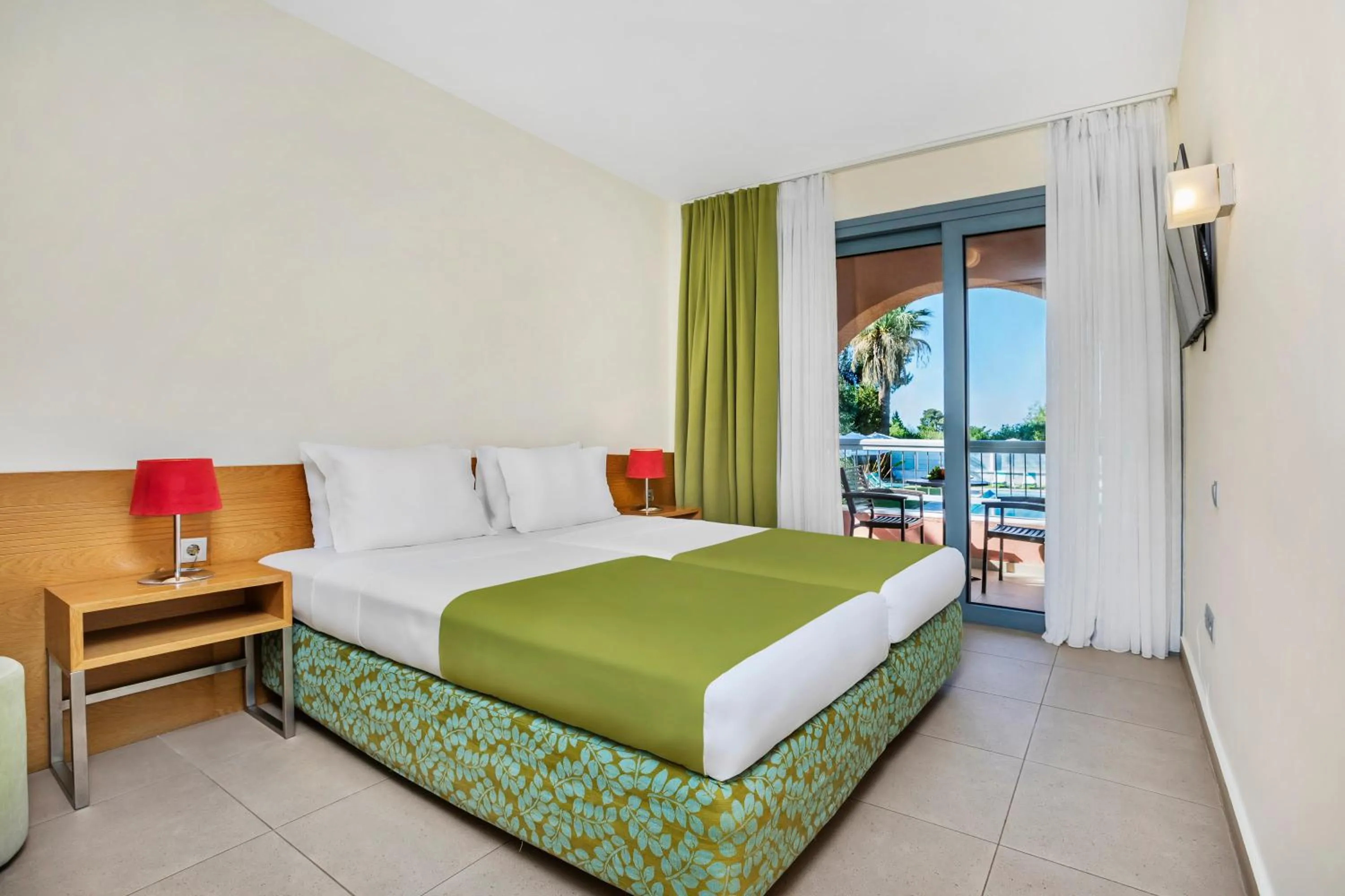 Bed in Hotel Hanioti Village Spa