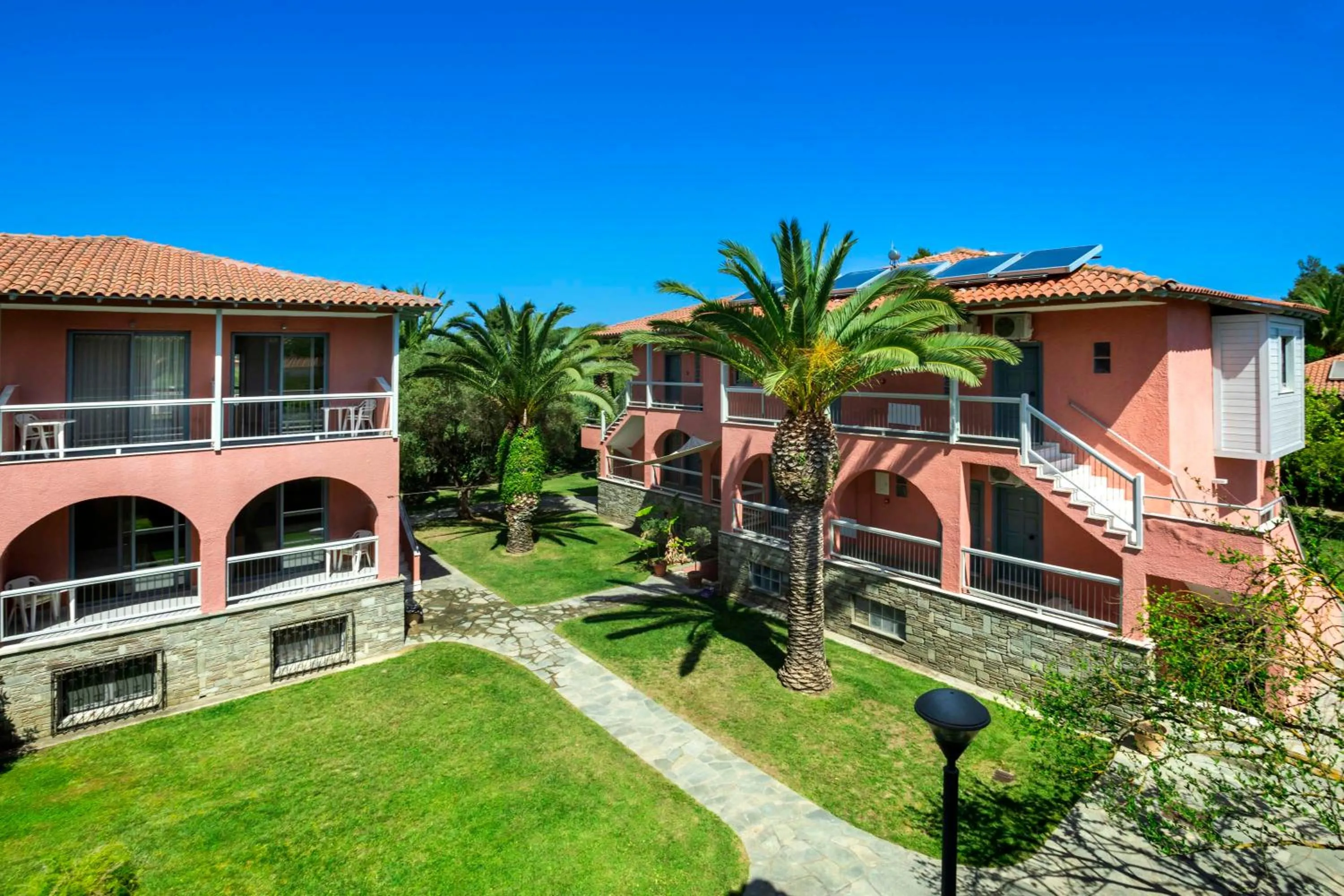 Property building in Hotel Hanioti Village Spa