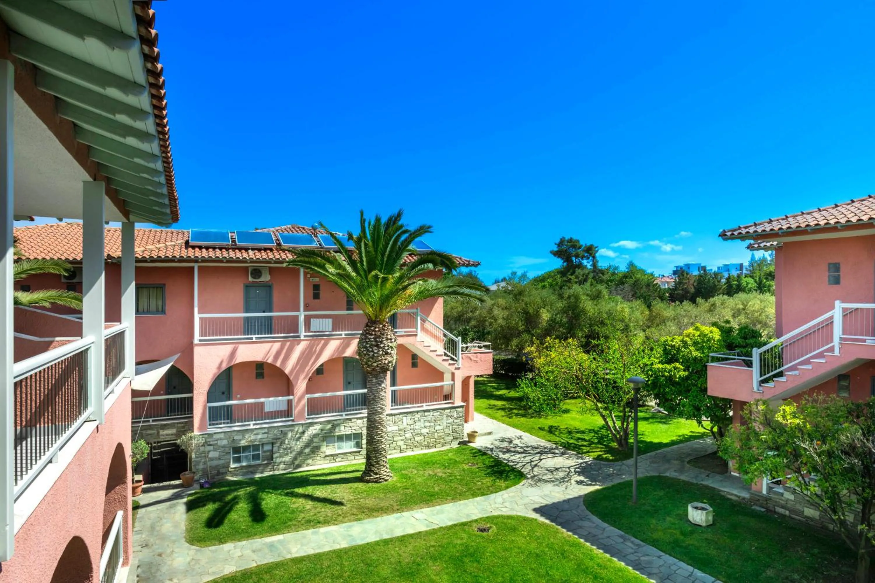 Property building in Hotel Hanioti Village Spa