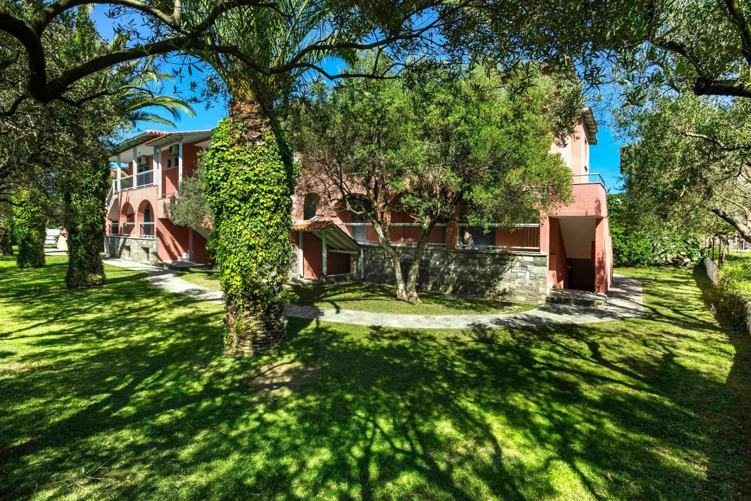 Property building in Hotel Hanioti Village Spa