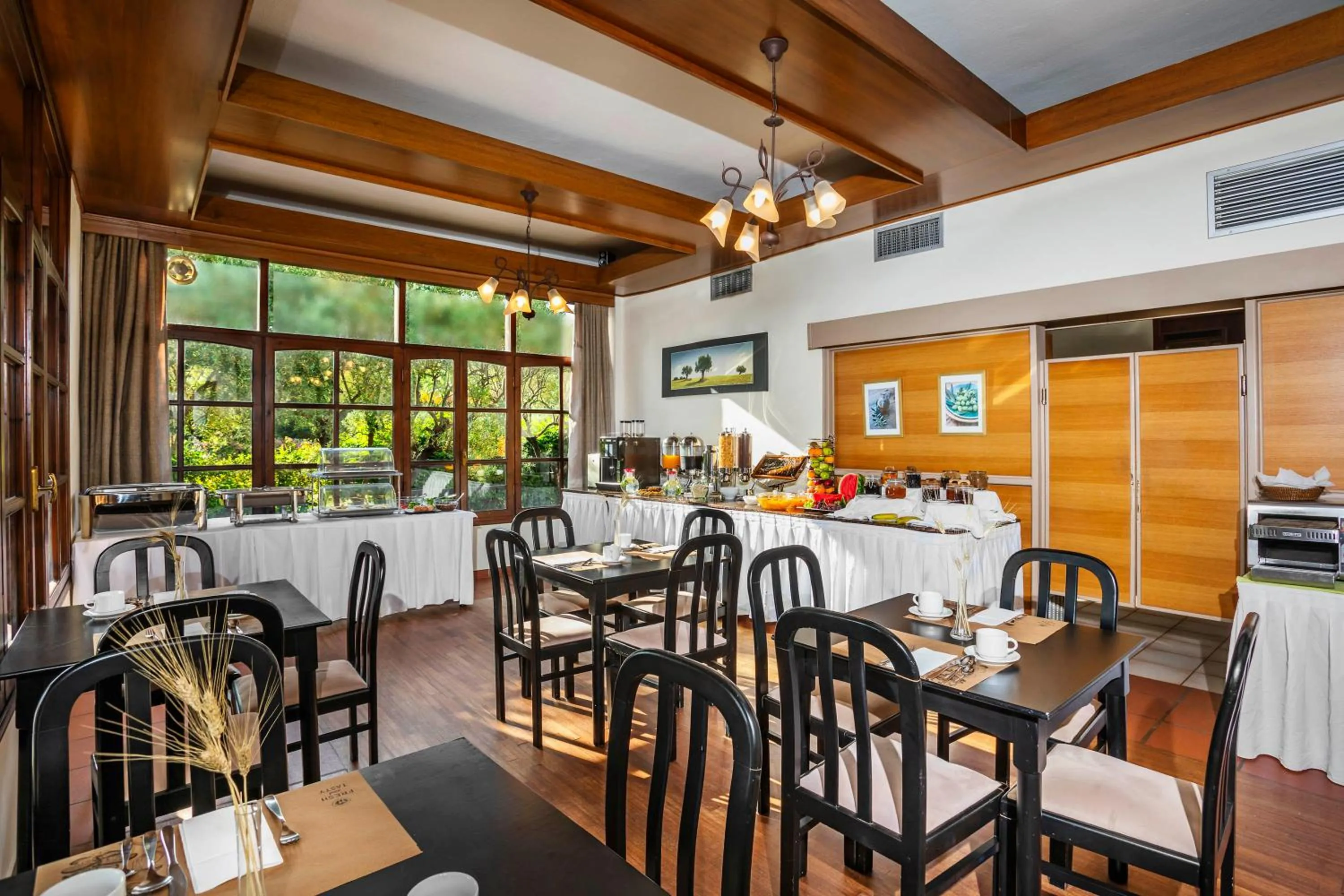 Buffet breakfast in Hotel Hanioti Village Spa