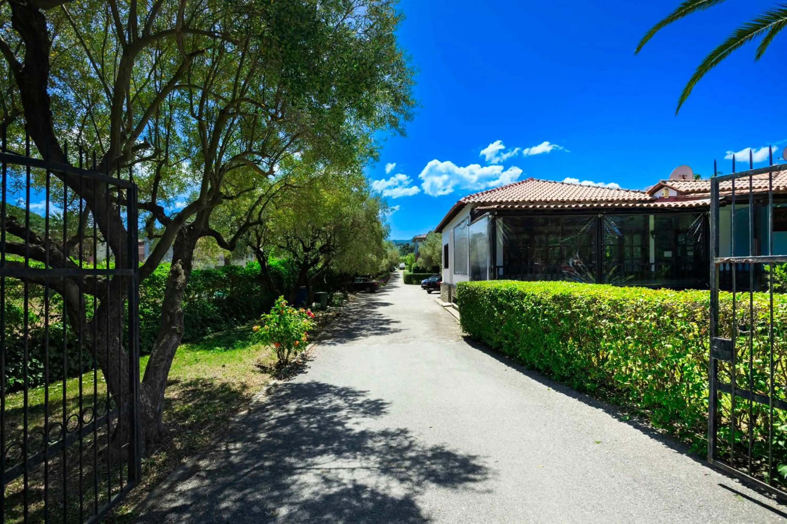 Property building in Hotel Hanioti Village Spa