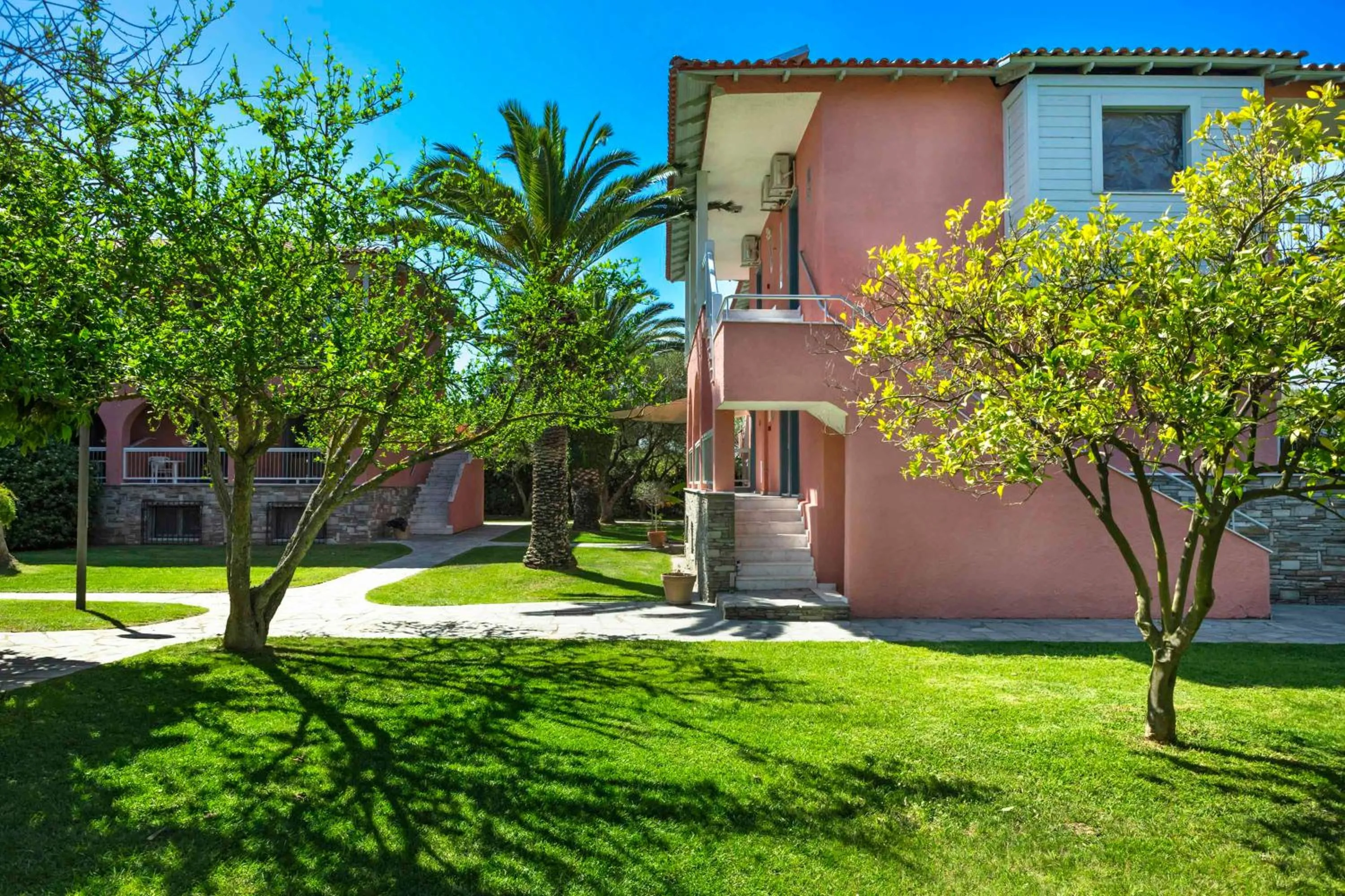 Property building in Hotel Hanioti Village Spa