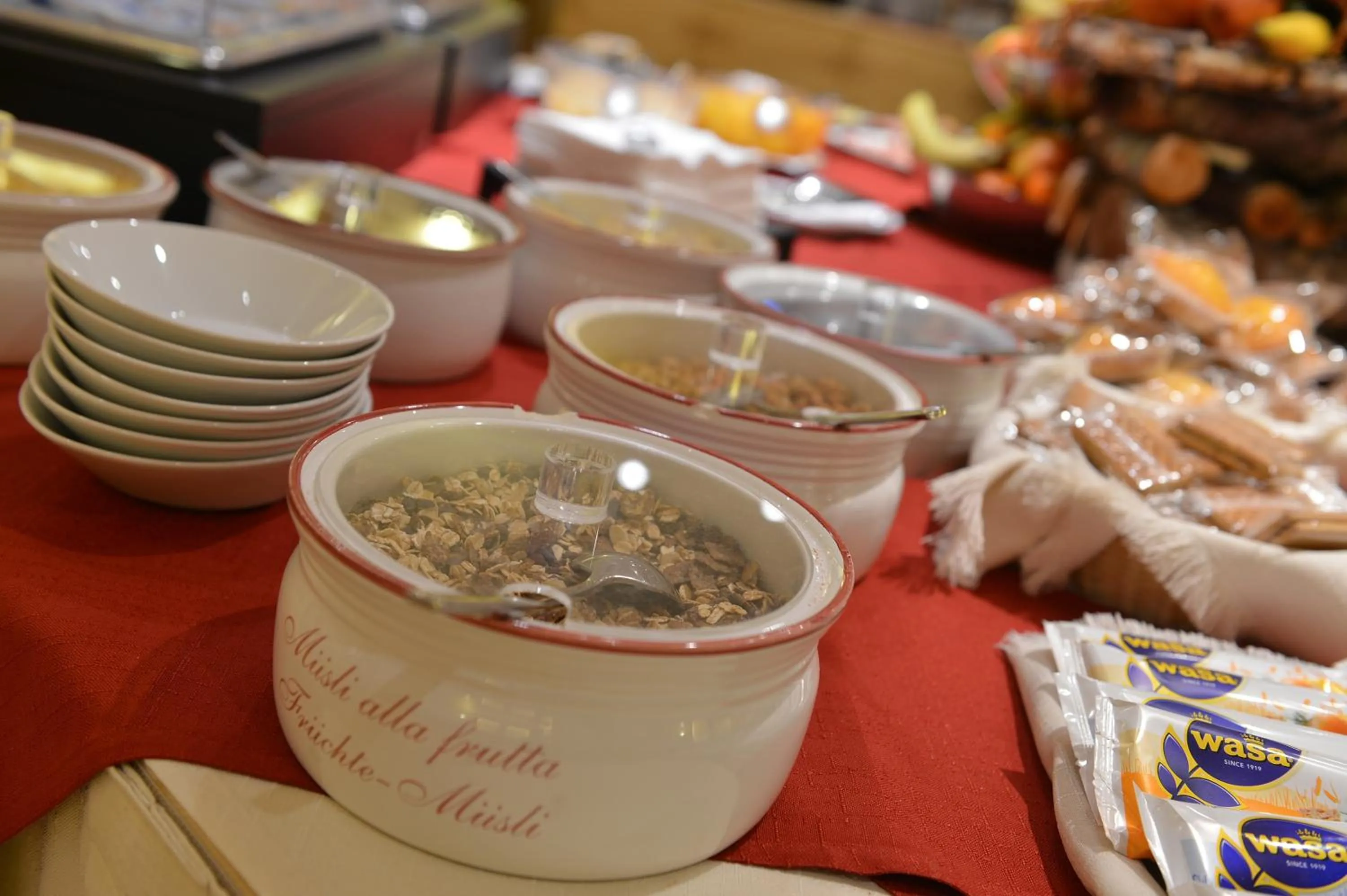 Food close-up in Hotel Meeting