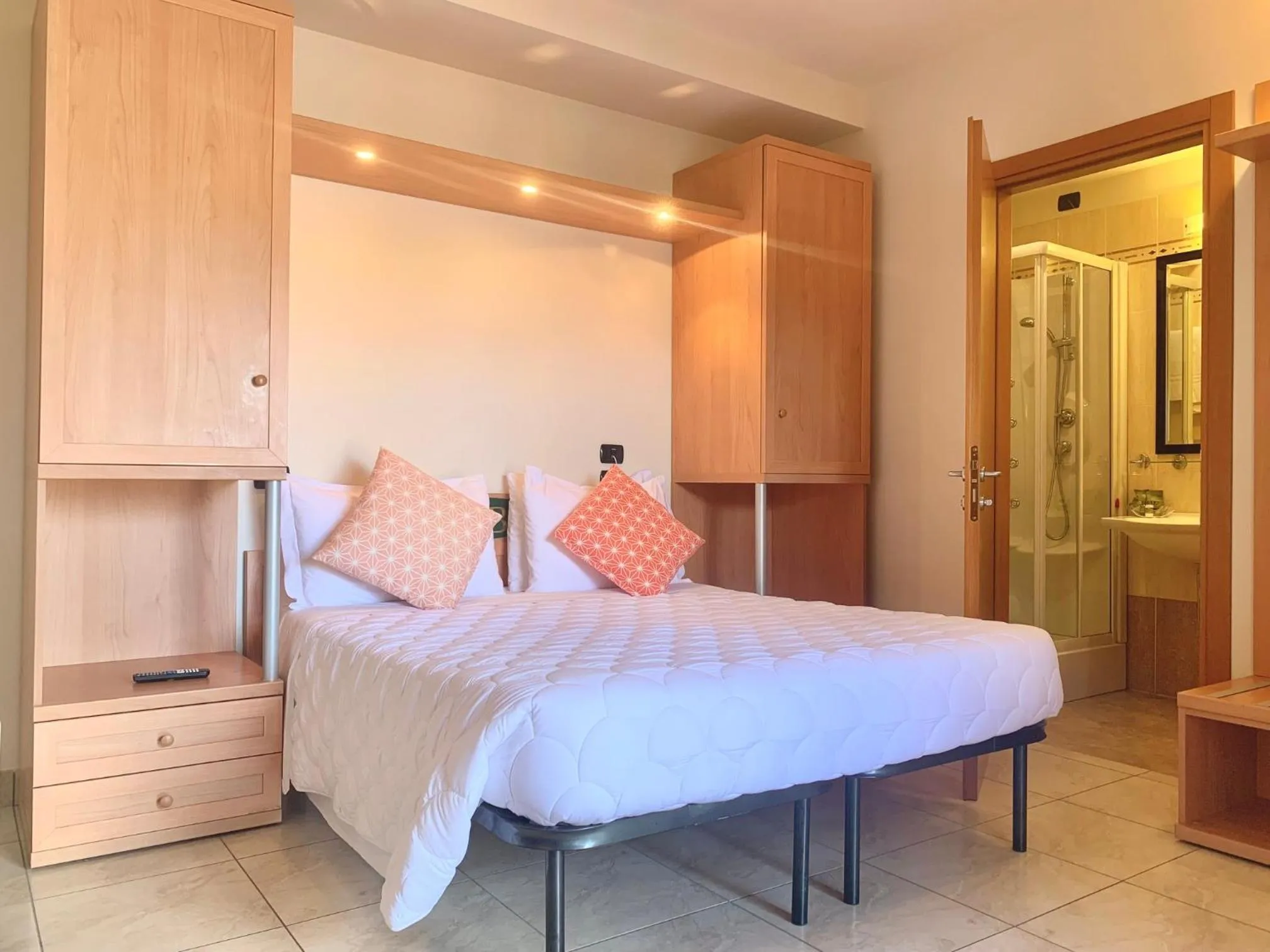 Bedroom, Bed in Hotel Bixio