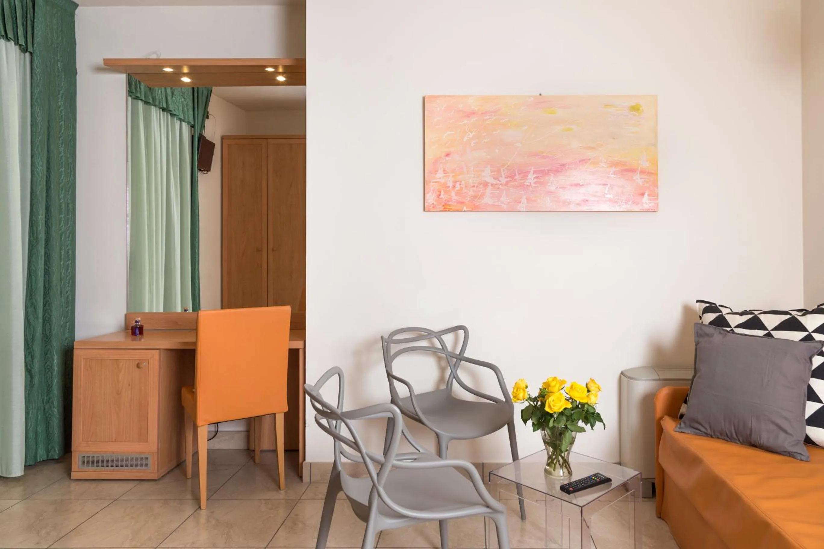 Seating area in Hotel Bixio