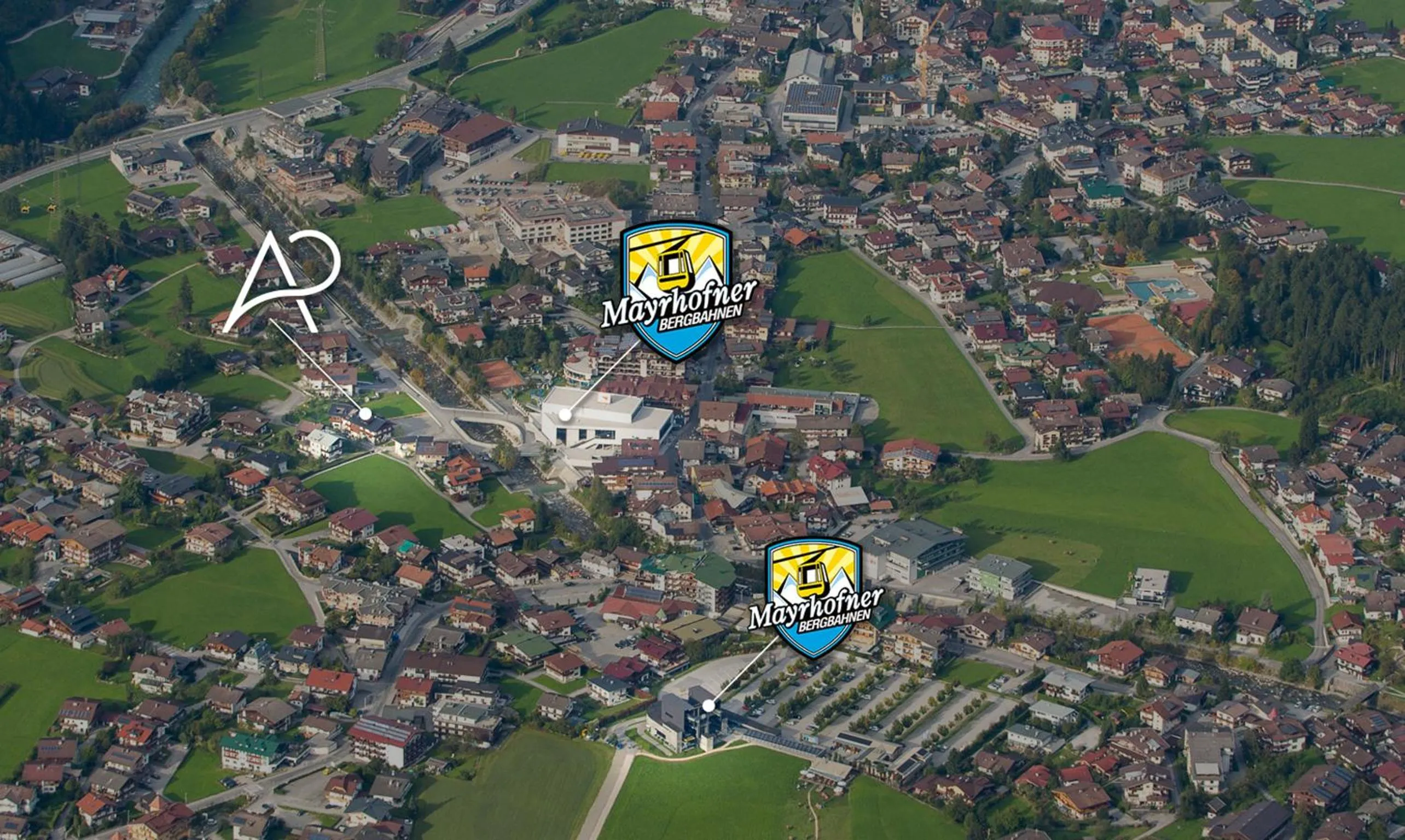 Location in Apart Central – Premium Mountain&Garden