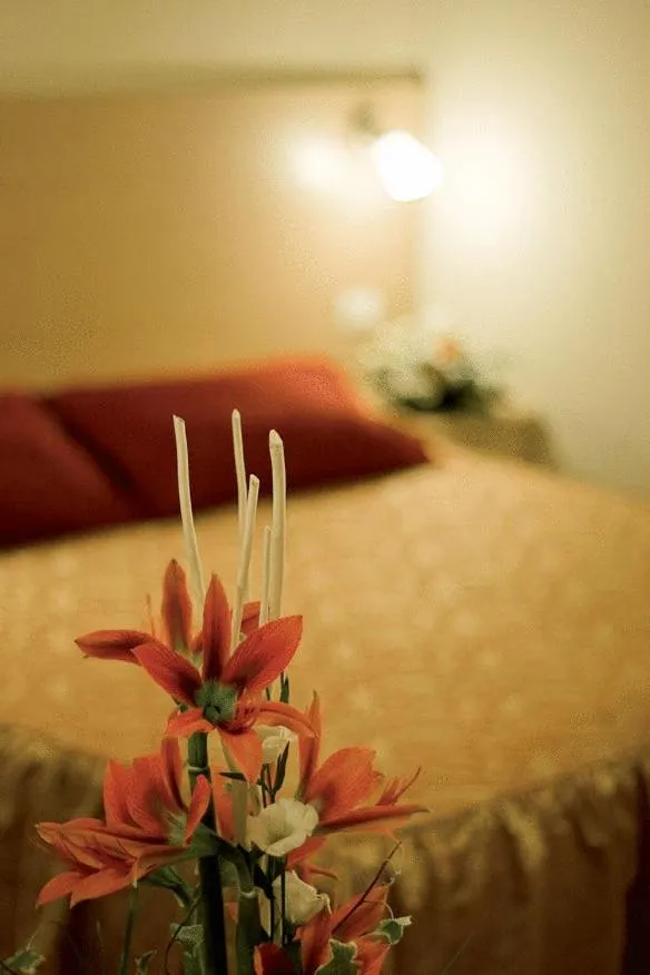 Decorative detail, Bed in Hotel Granducato