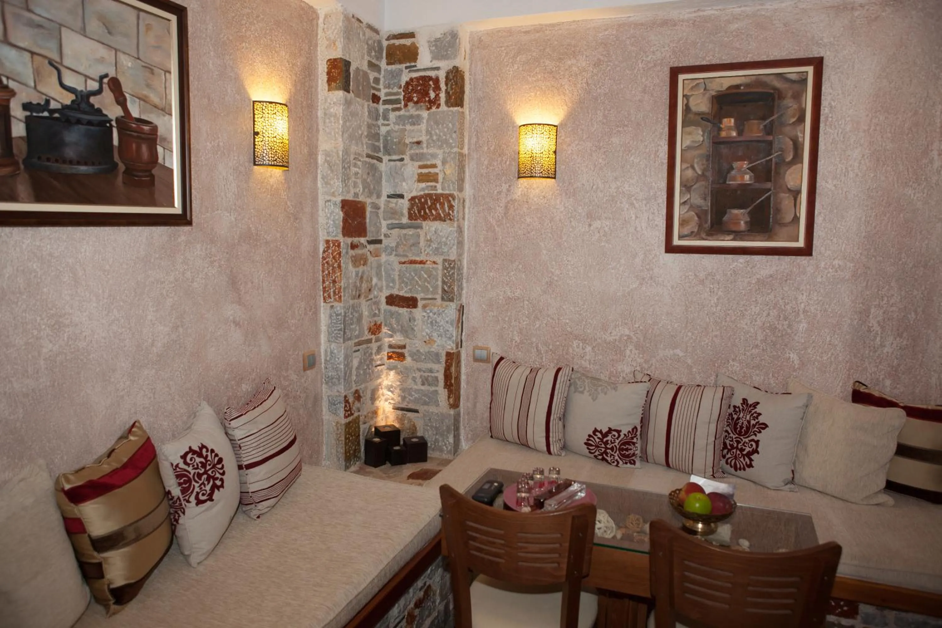 Seating area in Aegean Wave - Faros