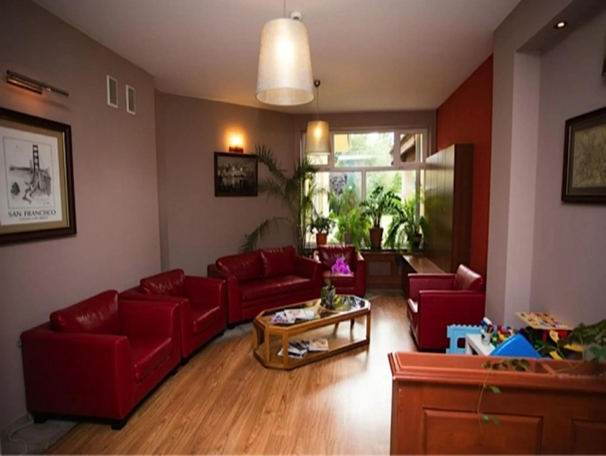 Lobby or reception in Hotel pod Wierzba