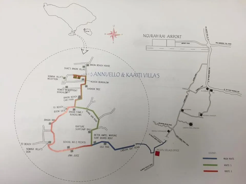 Location in Villa Kaaiti