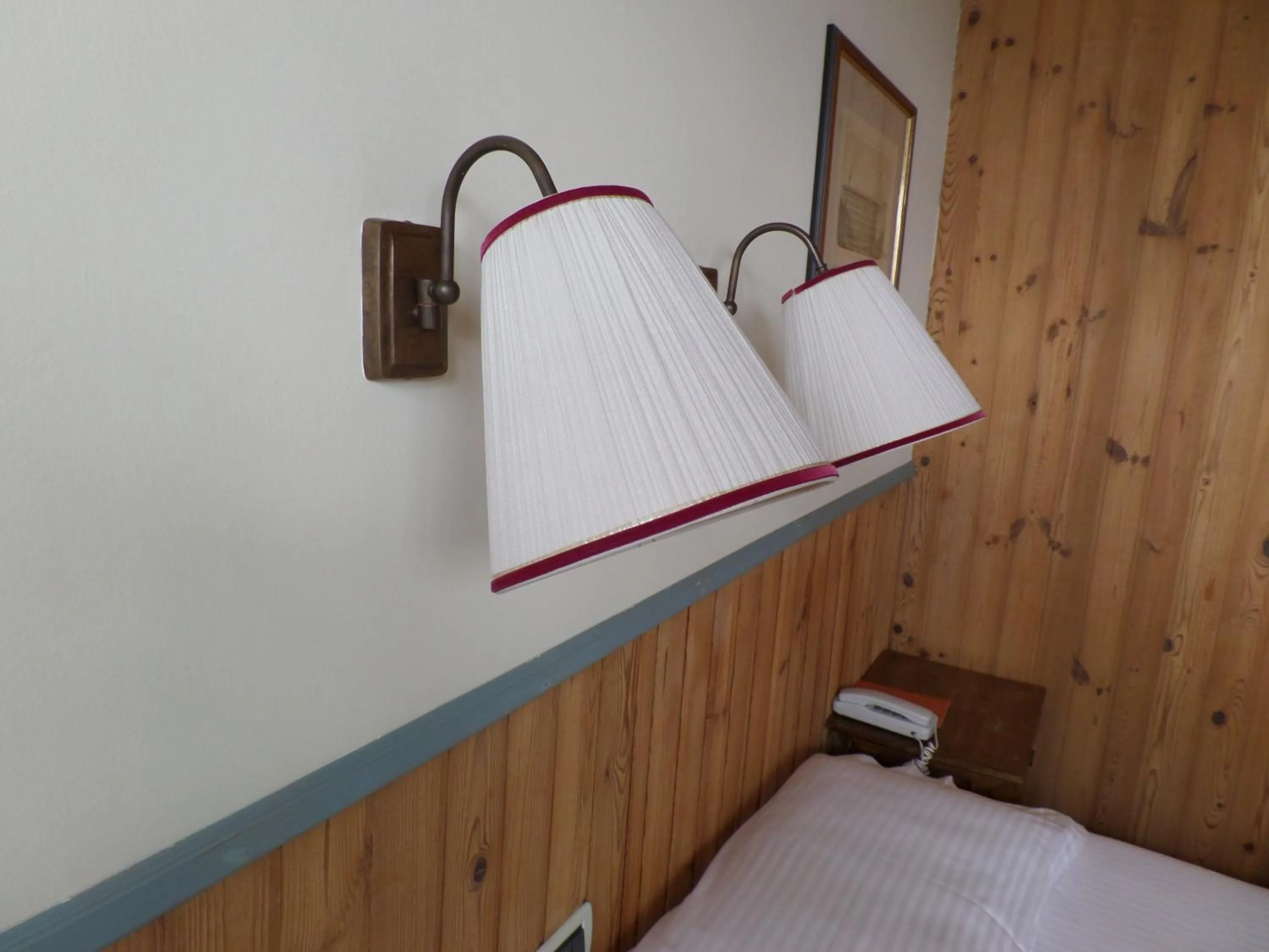 Decorative detail, Bed in Hotel Miramonti